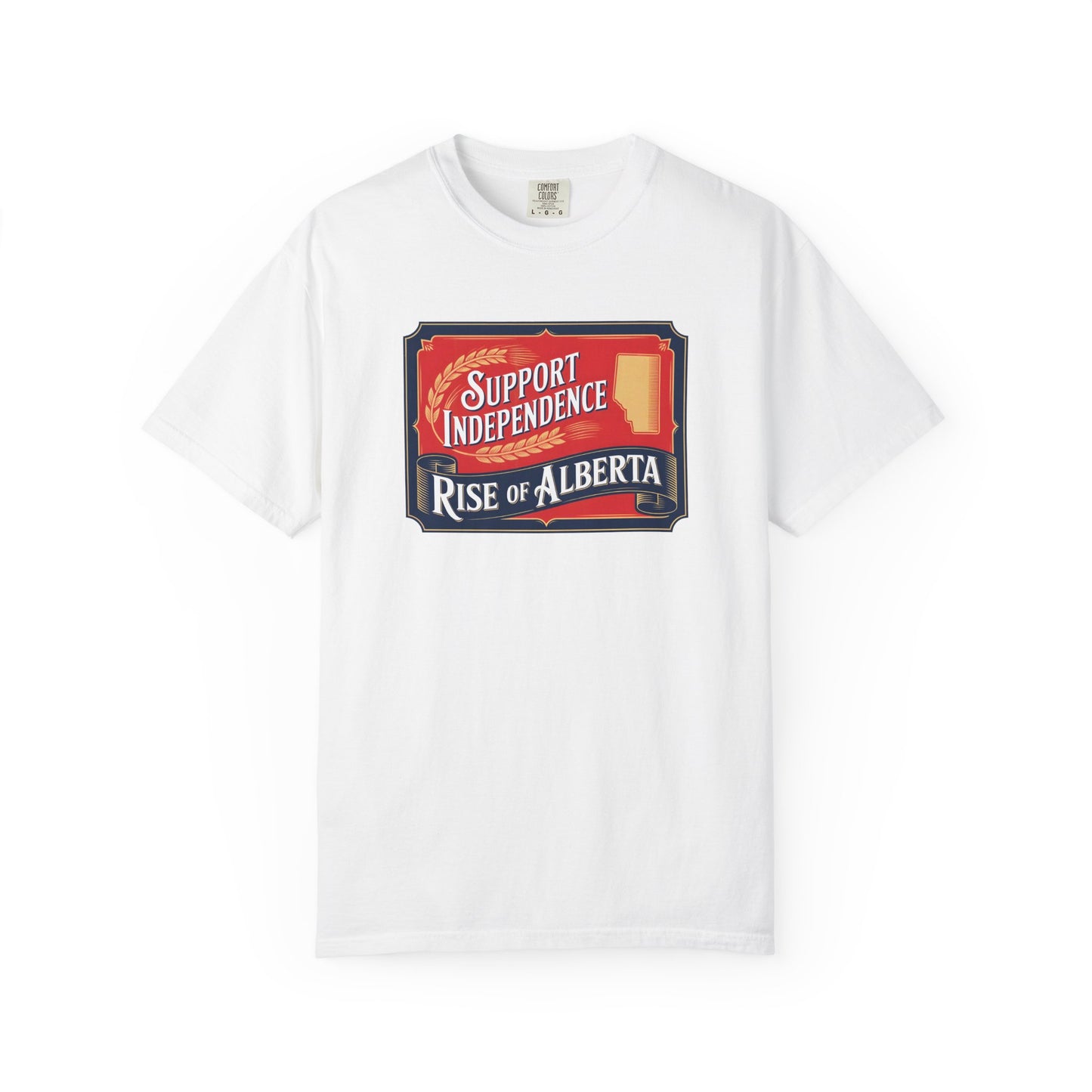 Unisex Independence Support T-Shirt | Vintage Alberta Design