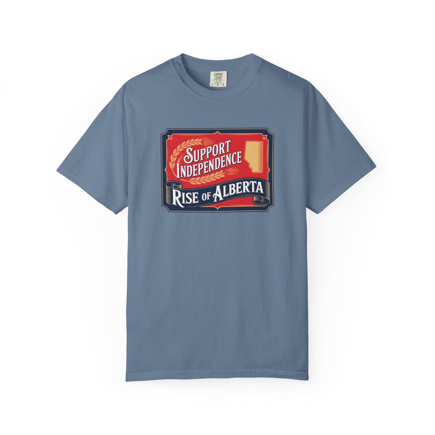 Unisex Independence Support T-Shirt | Vintage Alberta Design