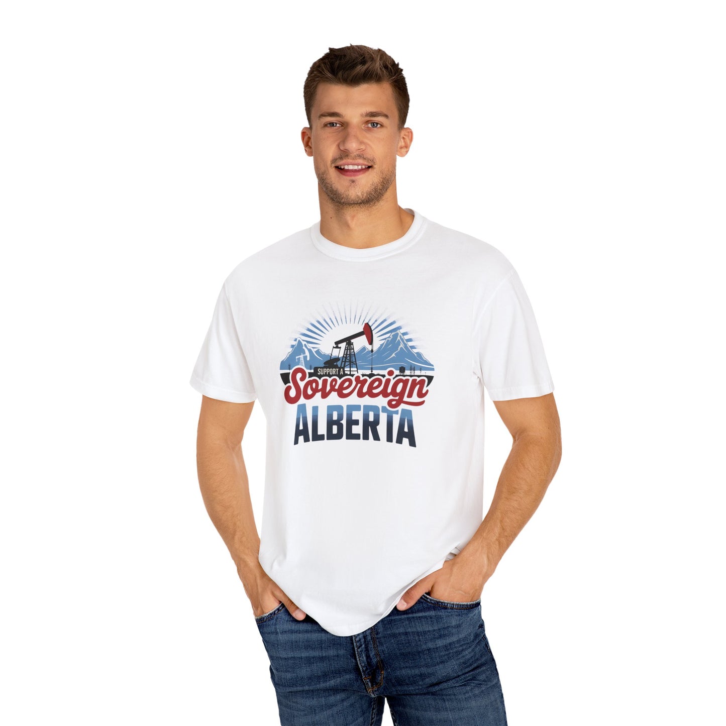 Vintage White T-shirt (Unisex) - Sovereign Alberta Design
