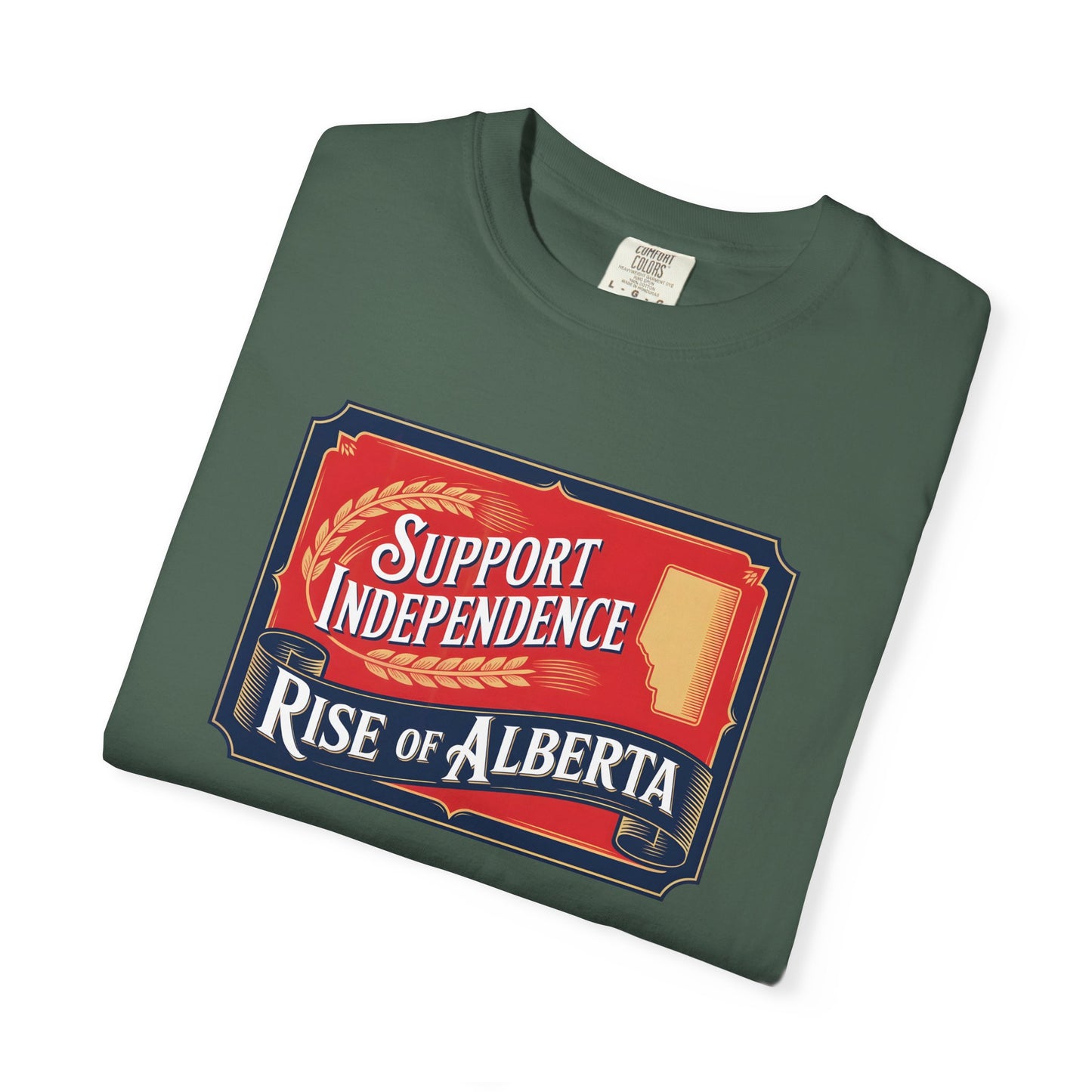 Unisex Independence Support T-Shirt | Vintage Alberta Design