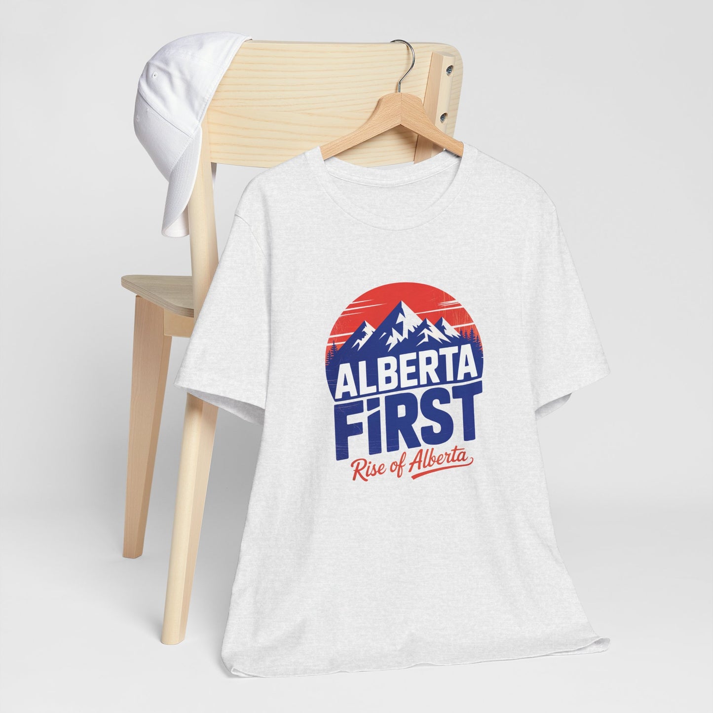 Vintage Style "Alberta First" Rise of Alberta T-Shirt