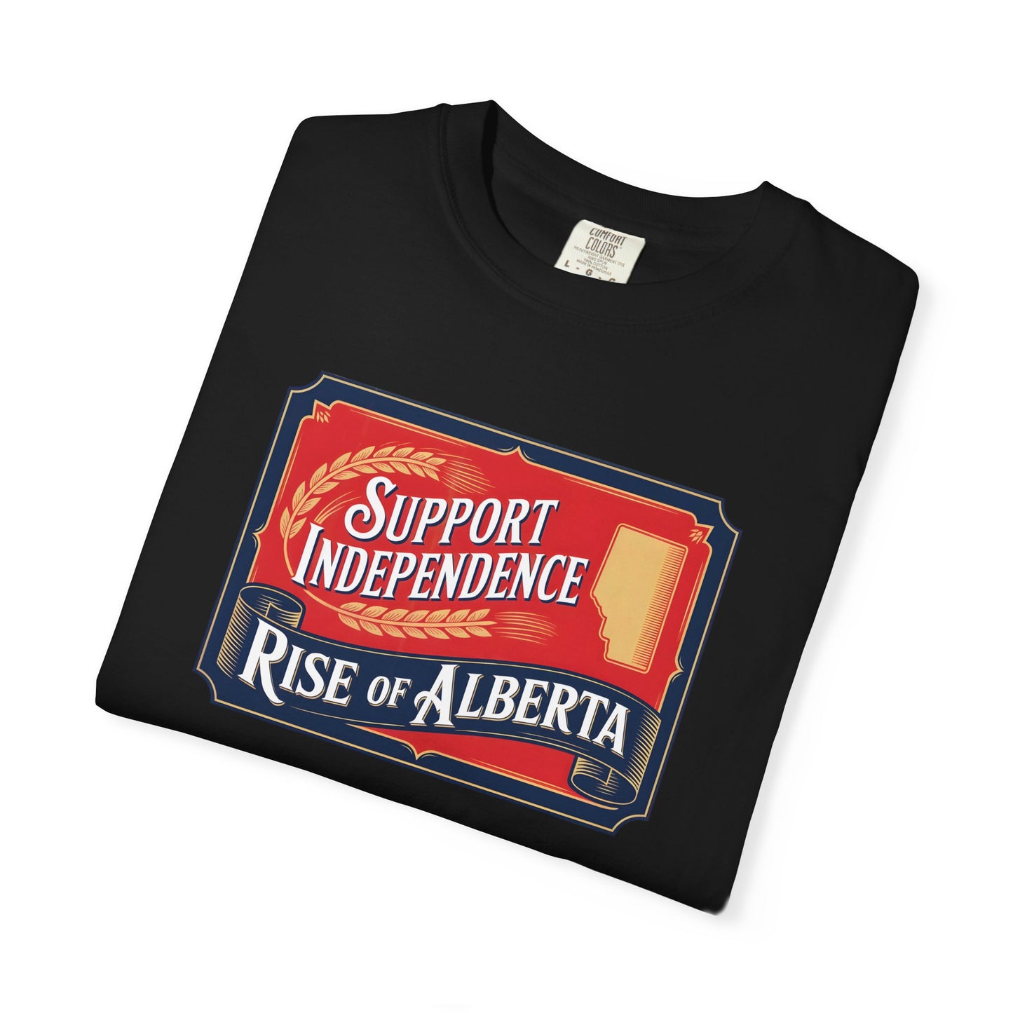 Unisex Independence Support T-Shirt | Vintage Alberta Design