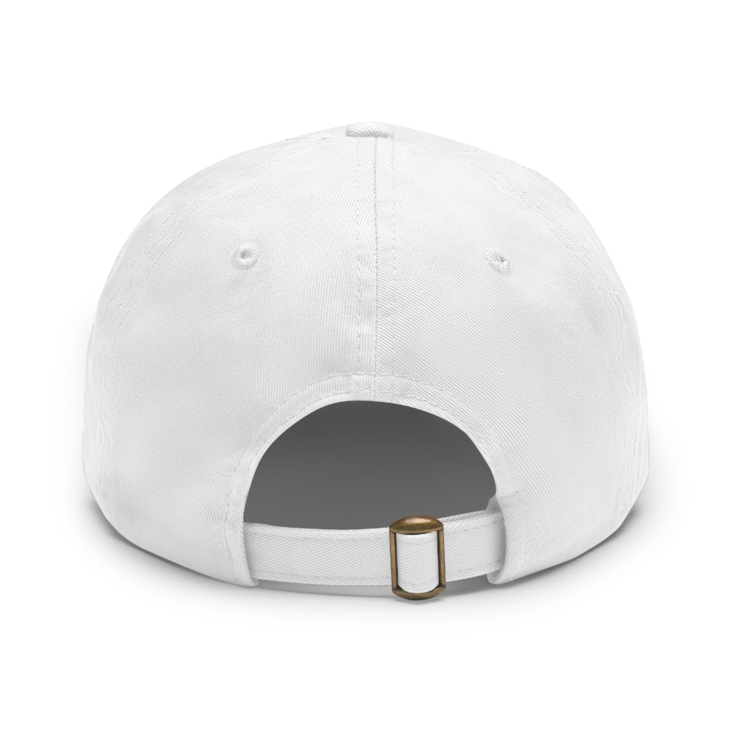 Rustic Leather Patch Dad Hat, Men’s Cap