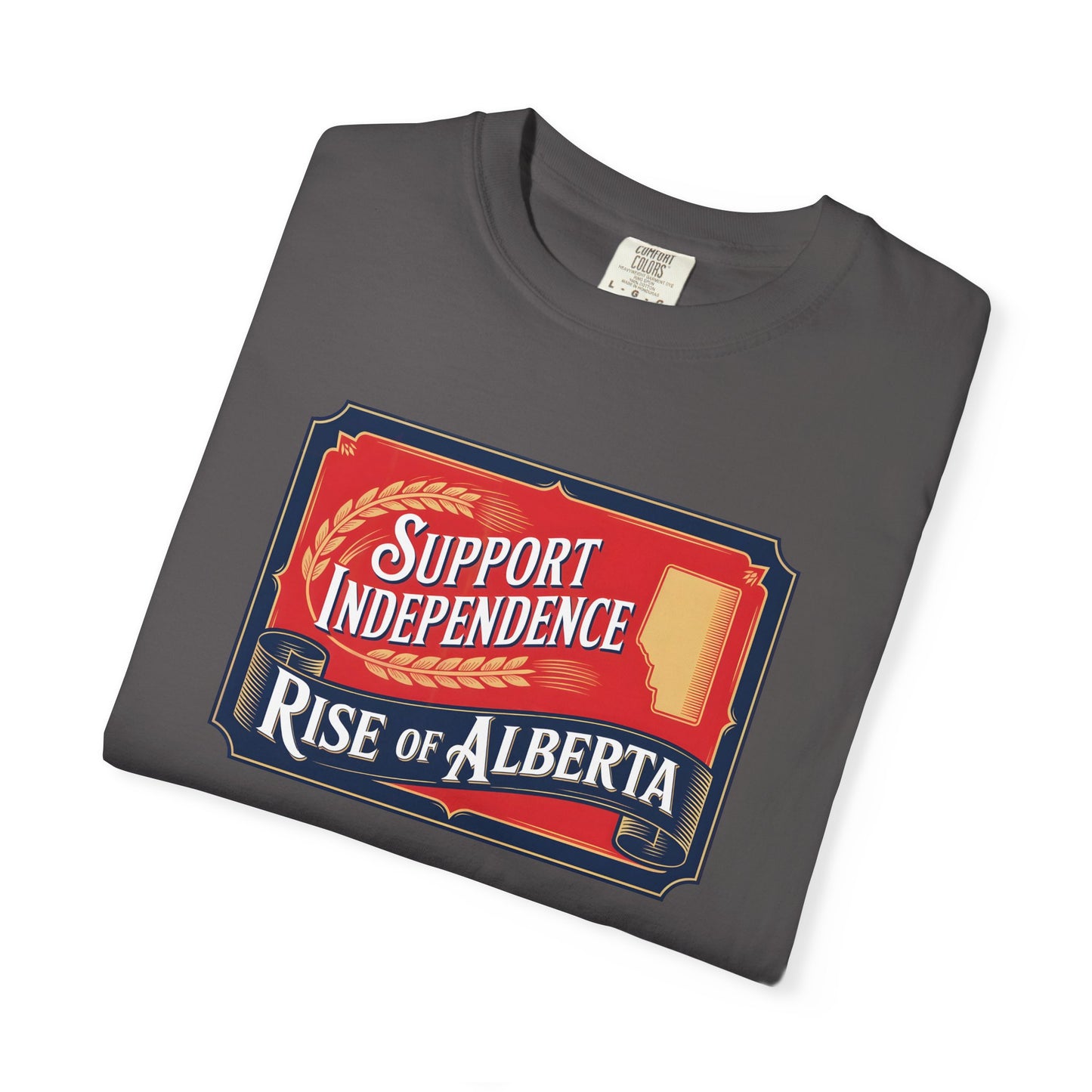 Unisex Independence Support T-Shirt | Vintage Alberta Design