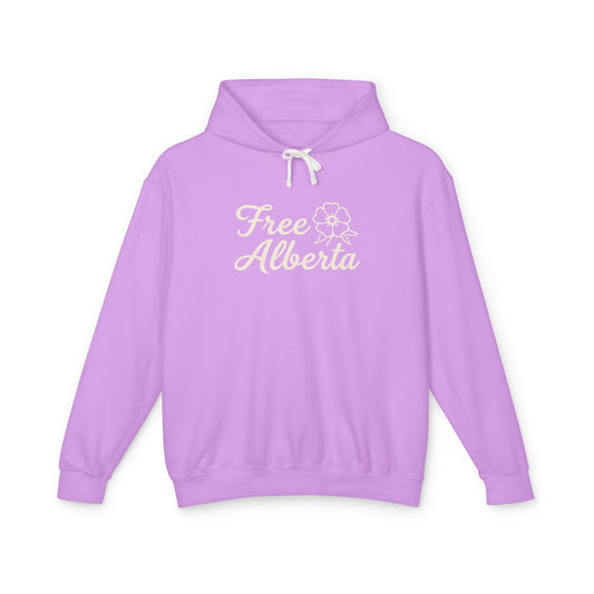 Free Alberta Lightweight Women's Hoodie — Alberta Pride Hooded Sweatshirt