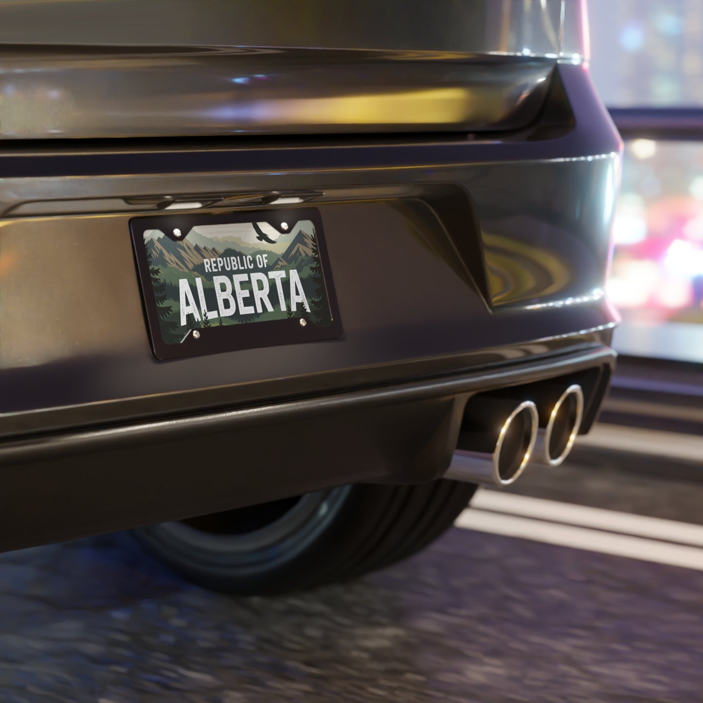 Green Republic of Alberta Vanity Plate