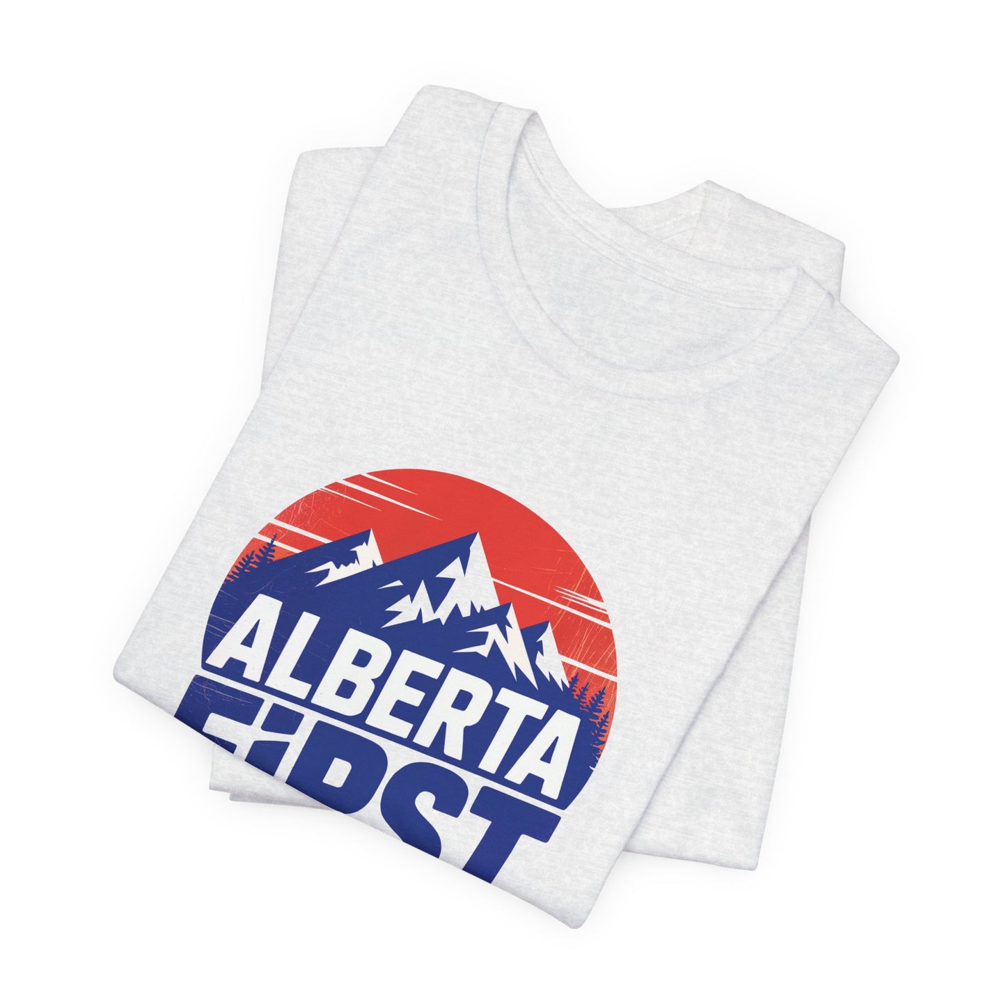 Vintage Style "Alberta First" Rise of Alberta T-Shirt