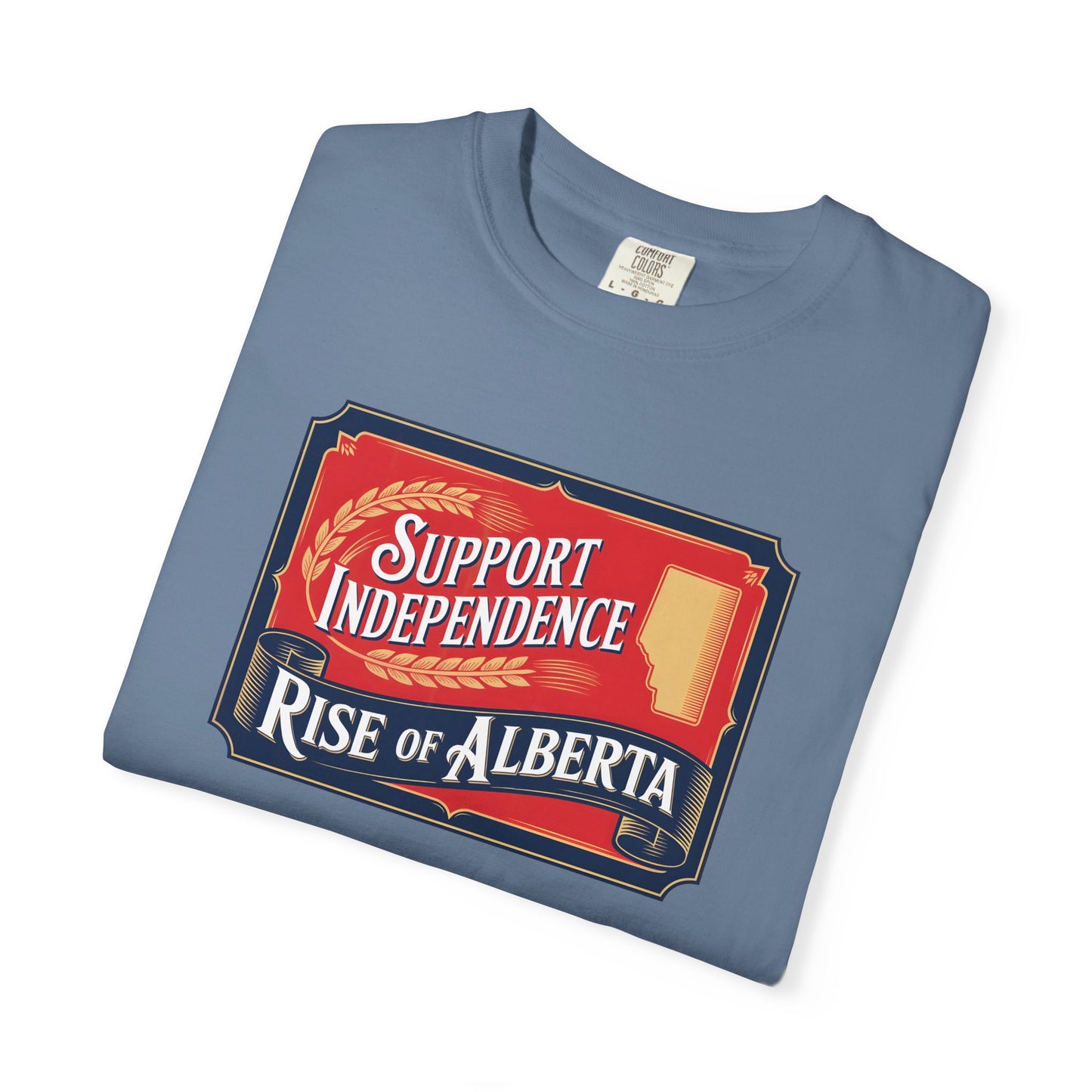 Unisex Independence Support T-Shirt | Vintage Alberta Design