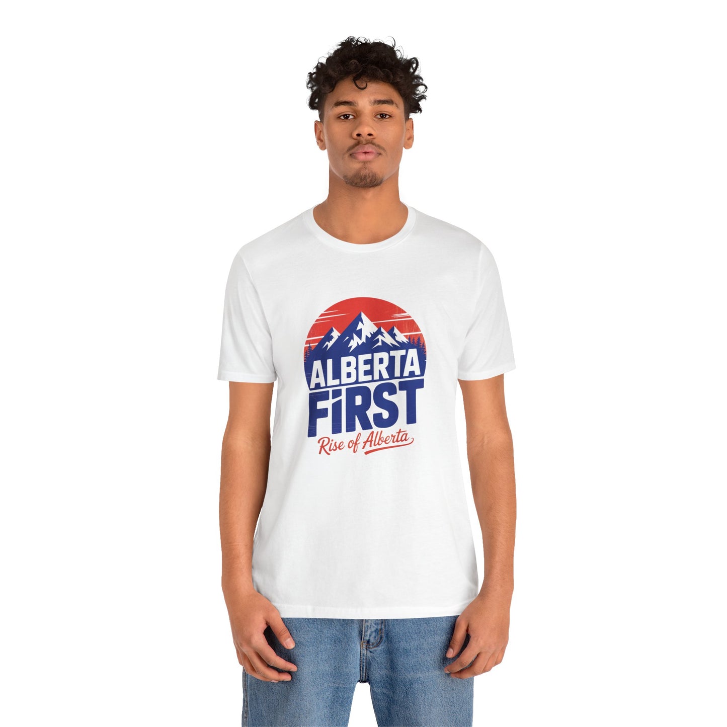 Vintage Style "Alberta First" Rise of Alberta T-Shirt