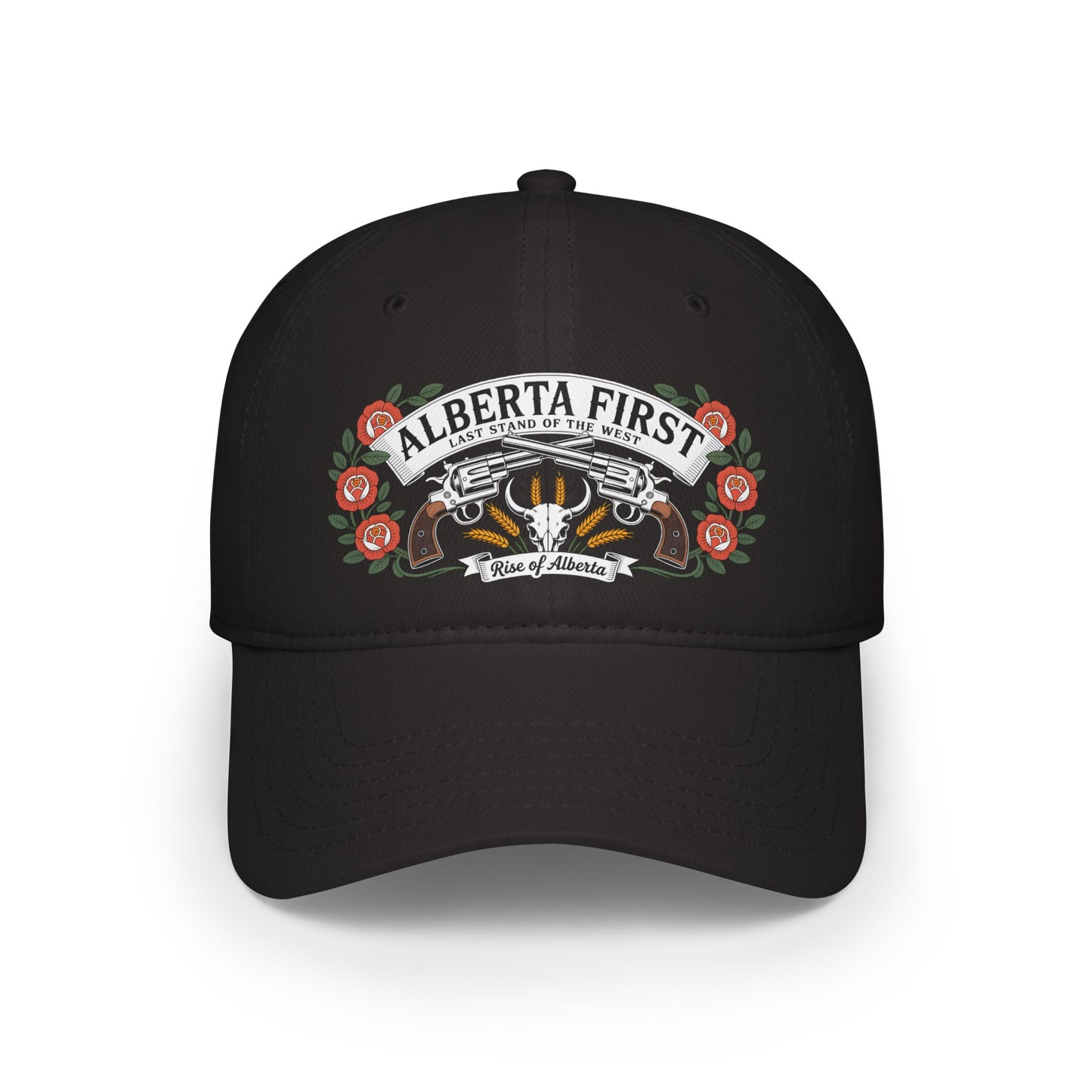 Baseball Cap - Alberta First Slogan - Rustic Western Style