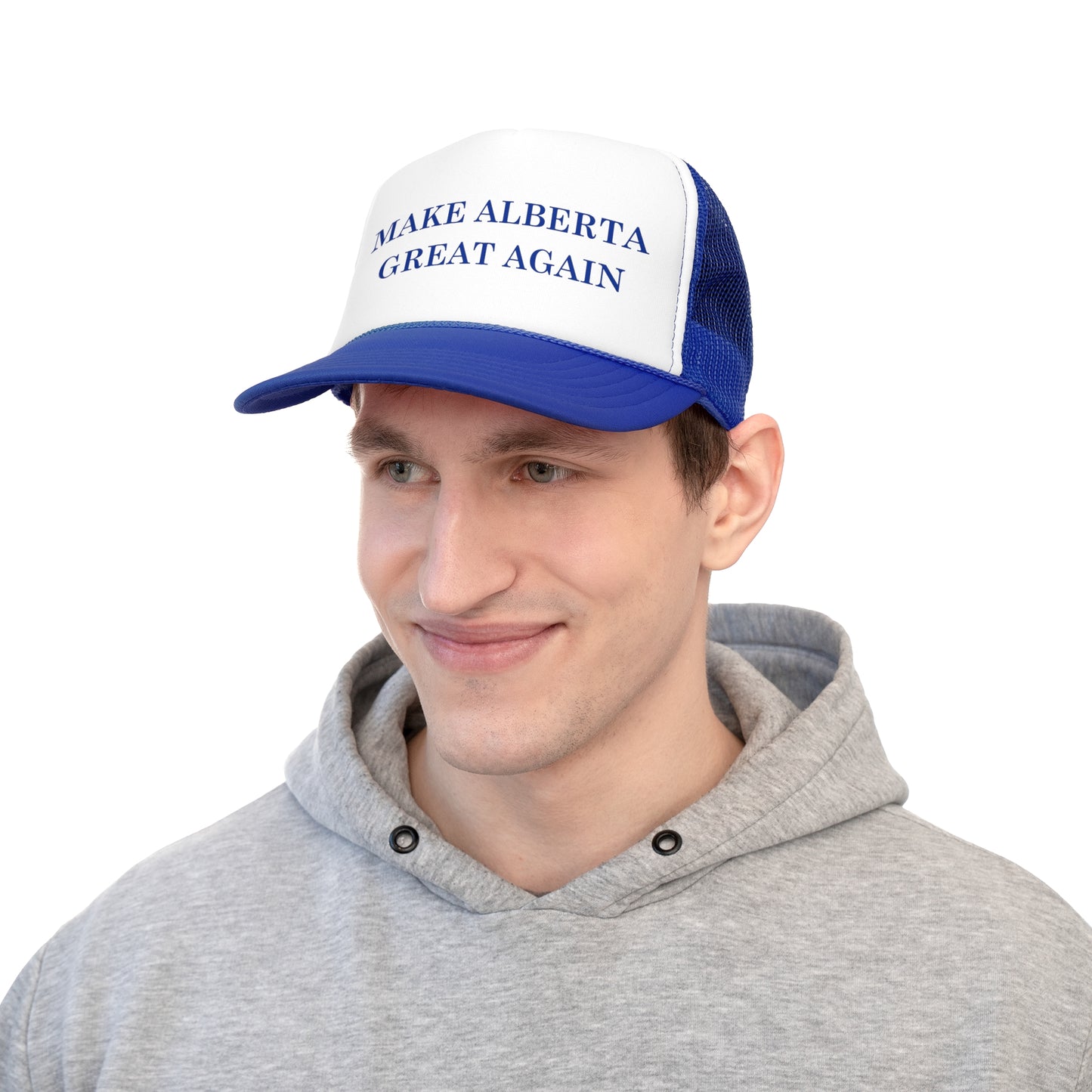 Make Alberta Great Again Blue Trucker Hat