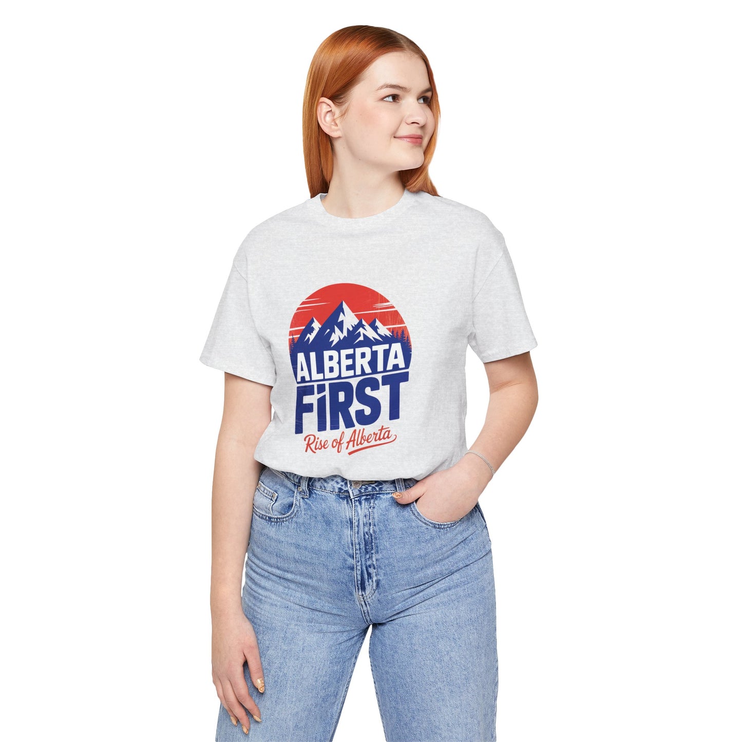 Vintage Style "Alberta First" Rise of Alberta T-Shirt