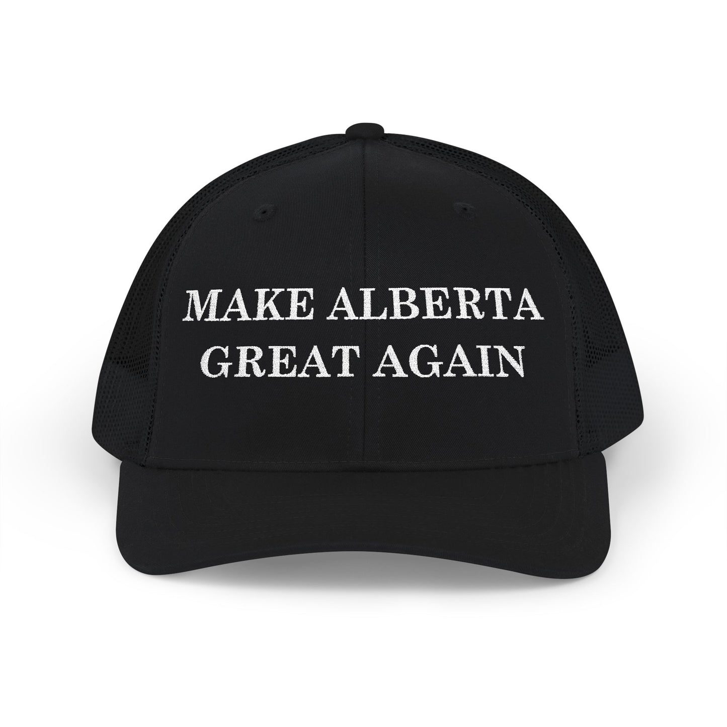 Black Make Alberta Great Again Snapback Trucker Cap