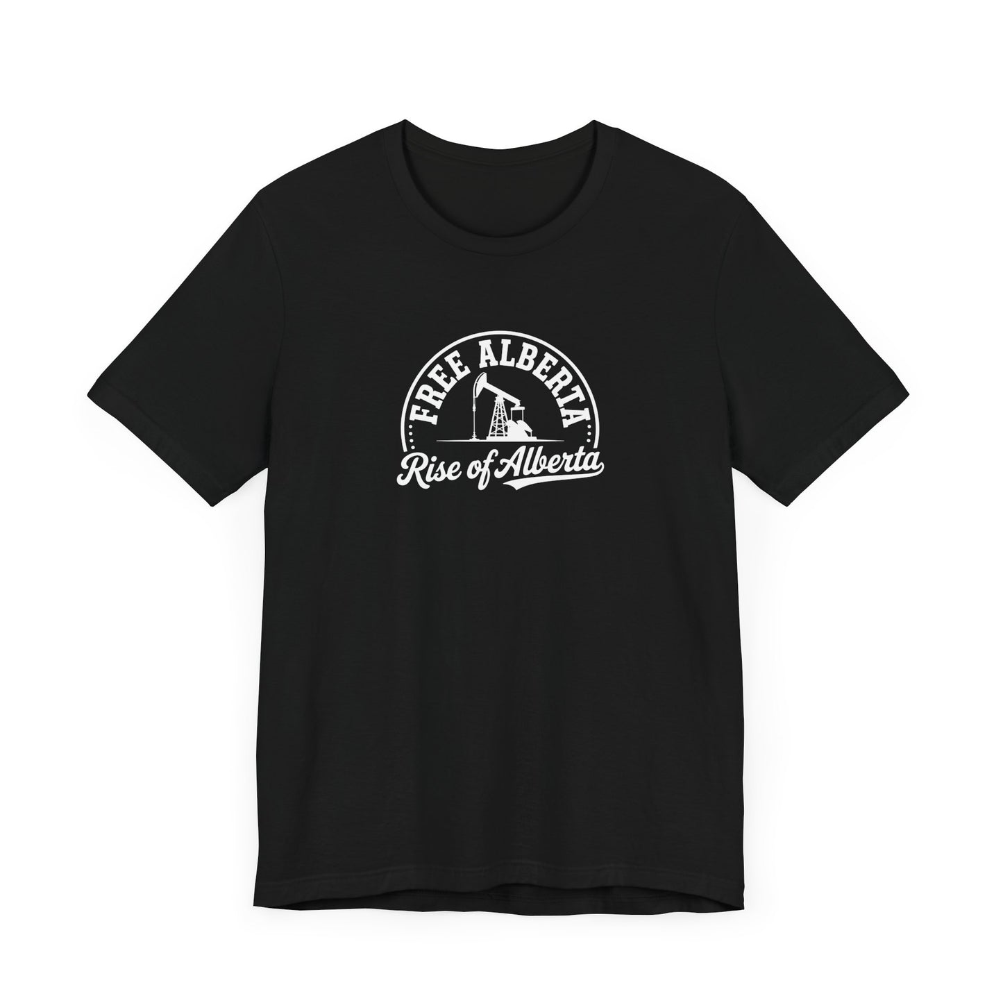 Black "Free Alberta" Pumpjack Graphic Tee - Unisex