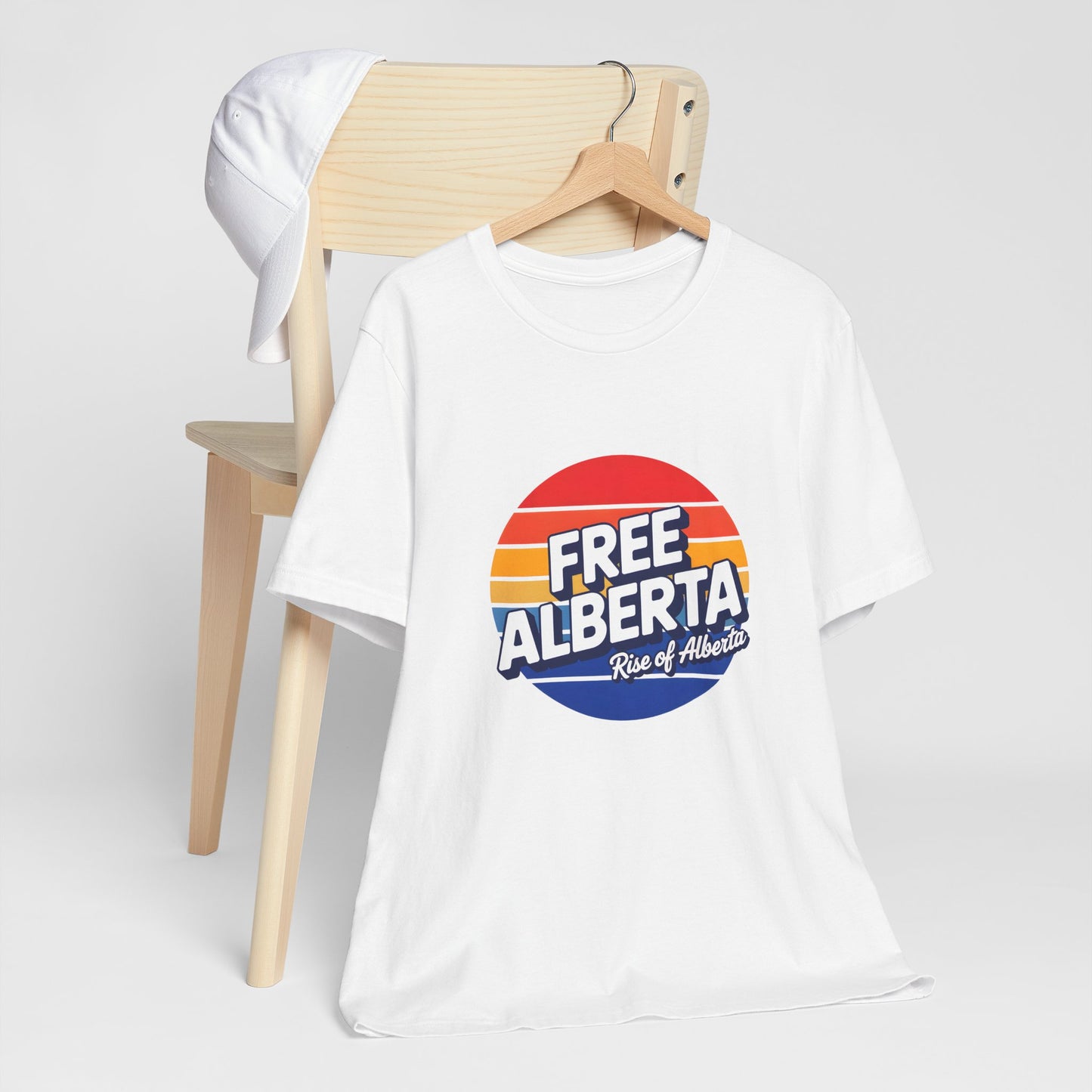 Retro Tri-Color 'Free Alberta' Tee - Unisex