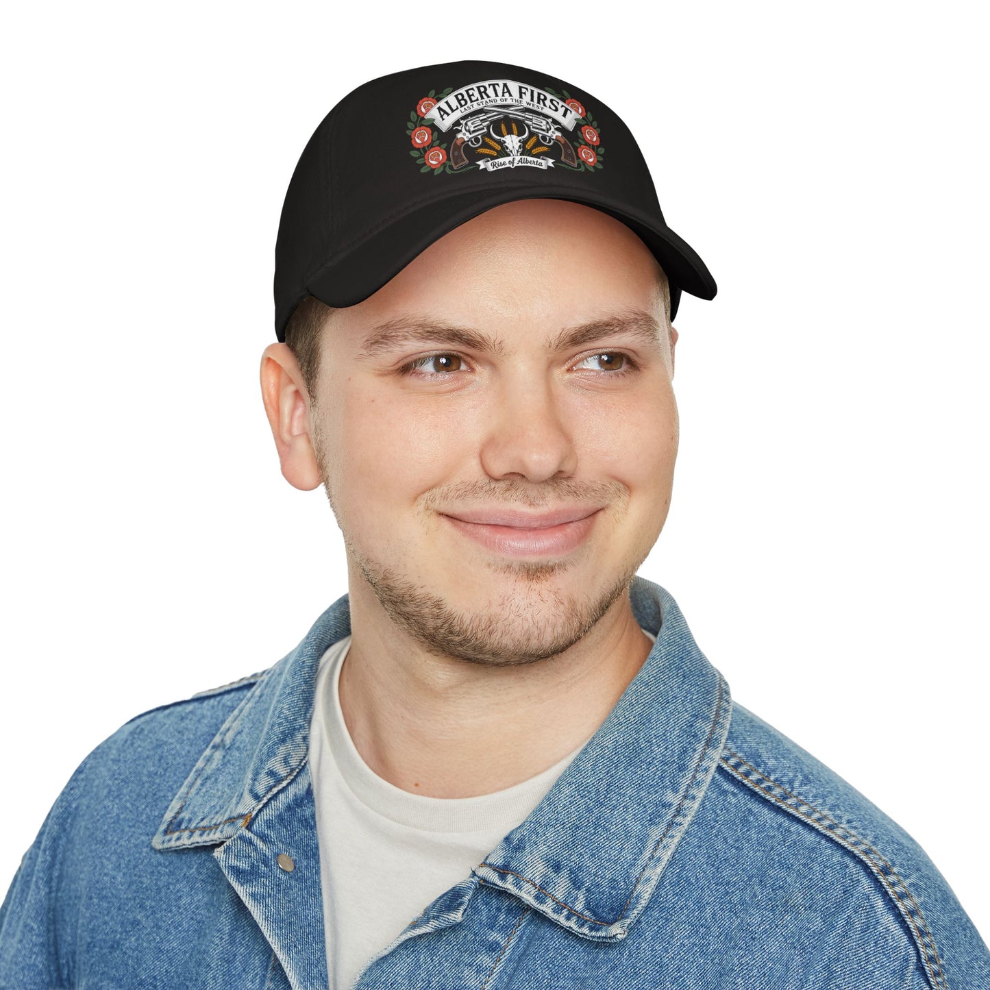 Baseball Cap - Alberta First Slogan - Rustic Western Style