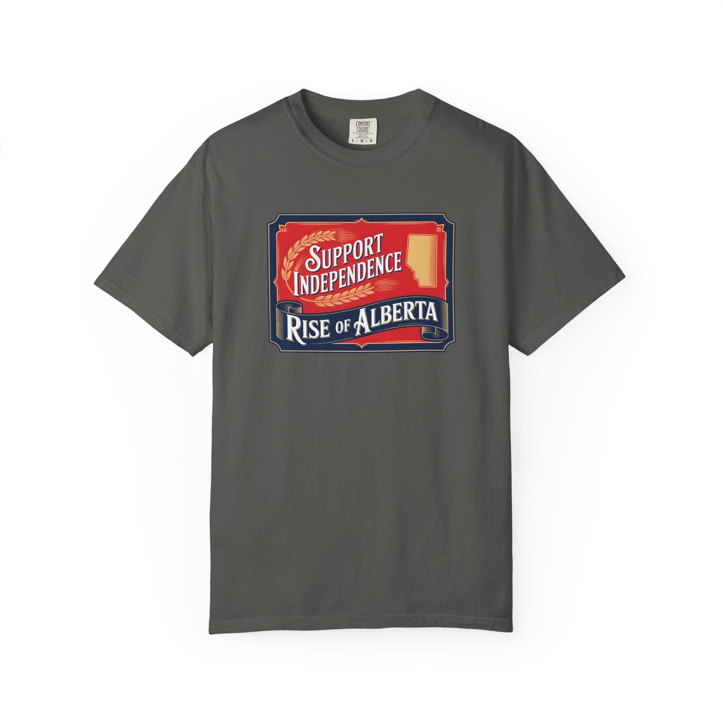 Unisex Independence Support T-Shirt | Vintage Alberta Design