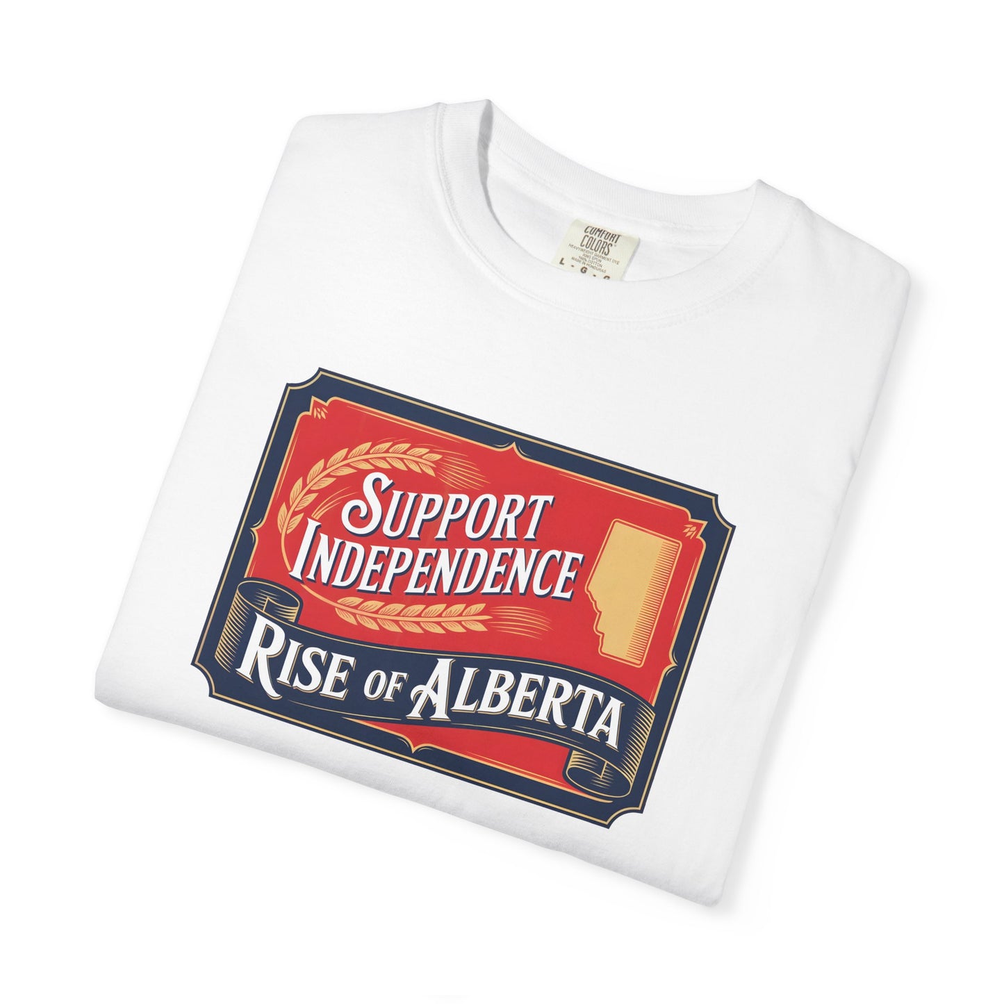 Unisex Independence Support T-Shirt | Vintage Alberta Design