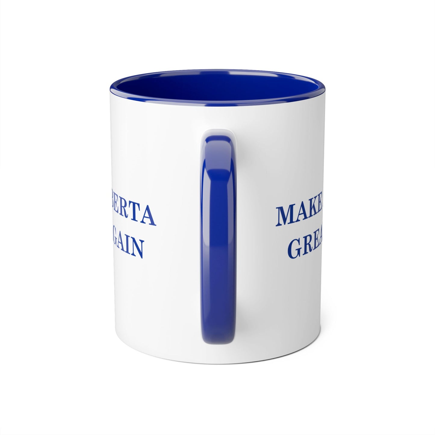 Make Alberta Great Again Blue Accent Coffee Mug