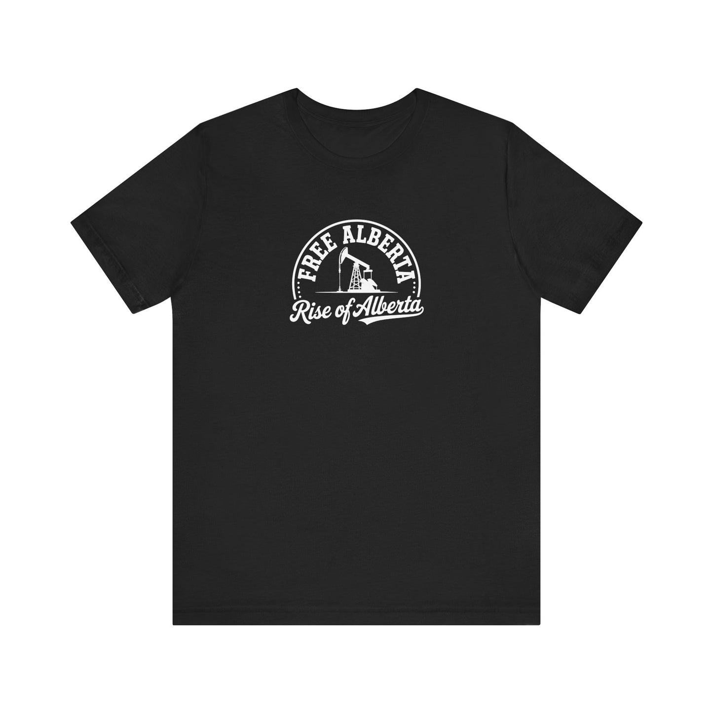 Black "Free Alberta" Pumpjack Graphic Tee - Unisex