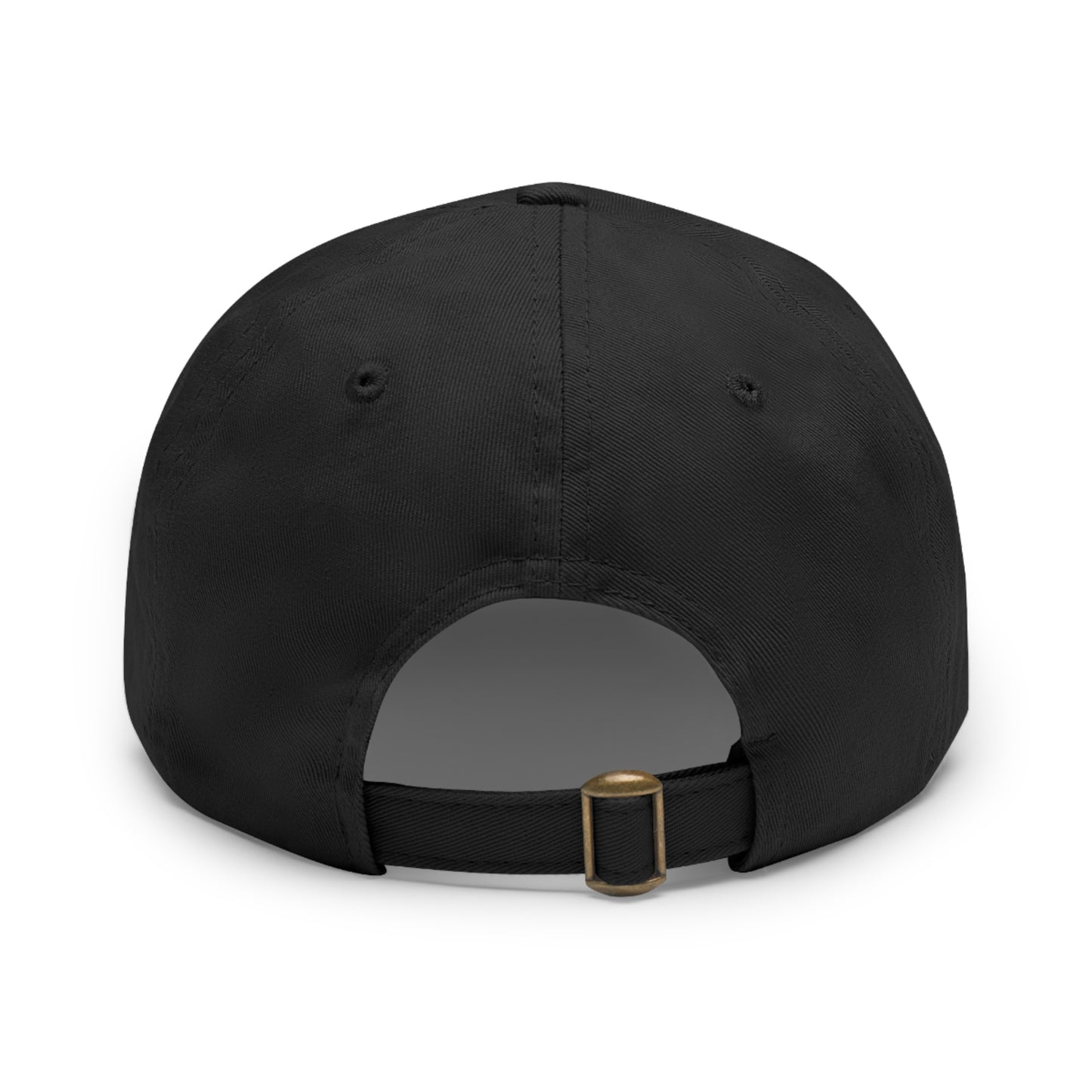Rustic Leather Patch Dad Hat, Men’s Cap