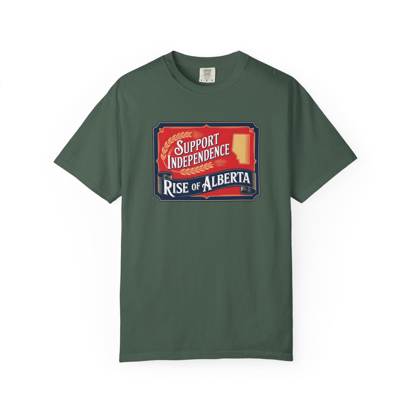 Unisex Independence Support T-Shirt | Vintage Alberta Design