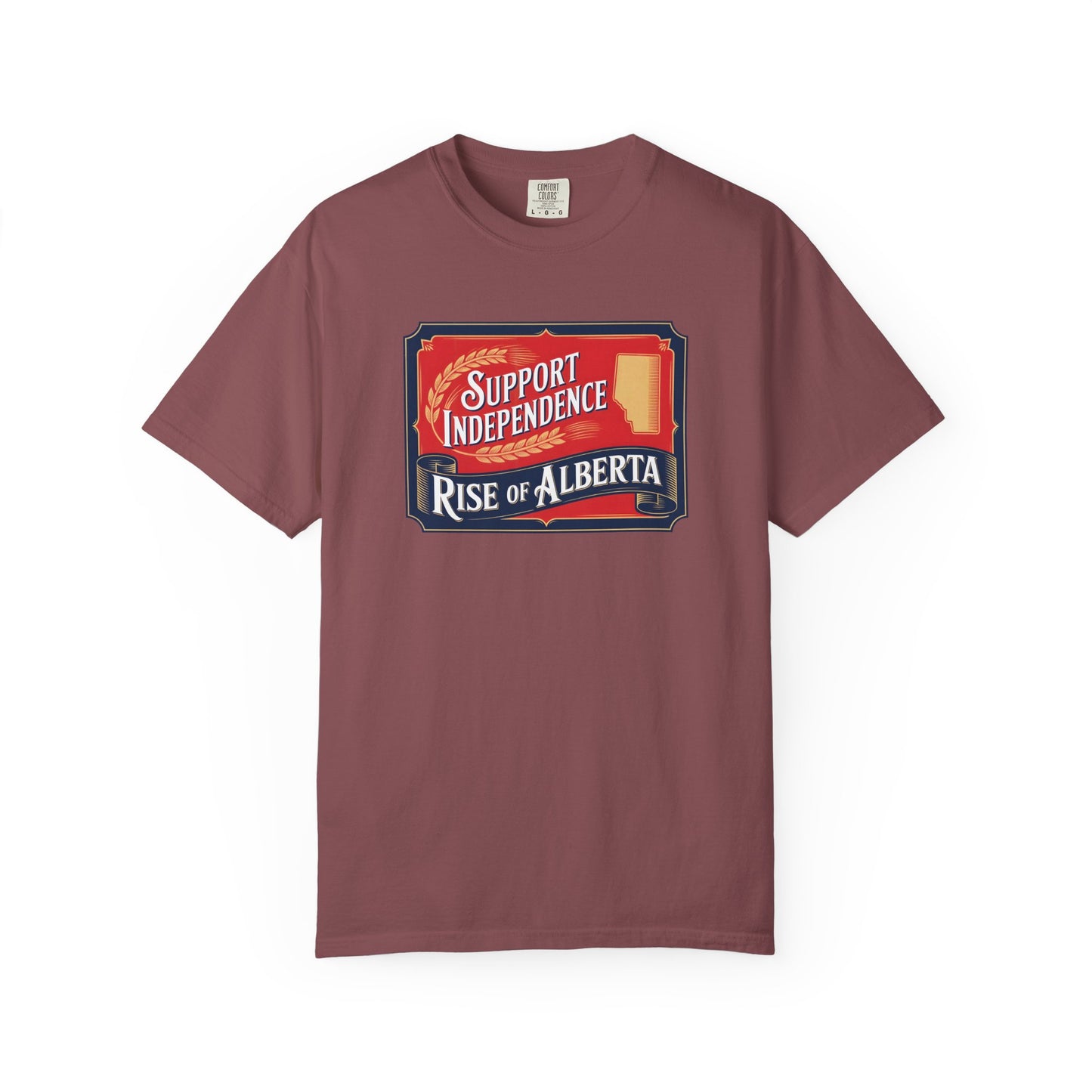 Unisex Independence Support T-Shirt | Vintage Alberta Design