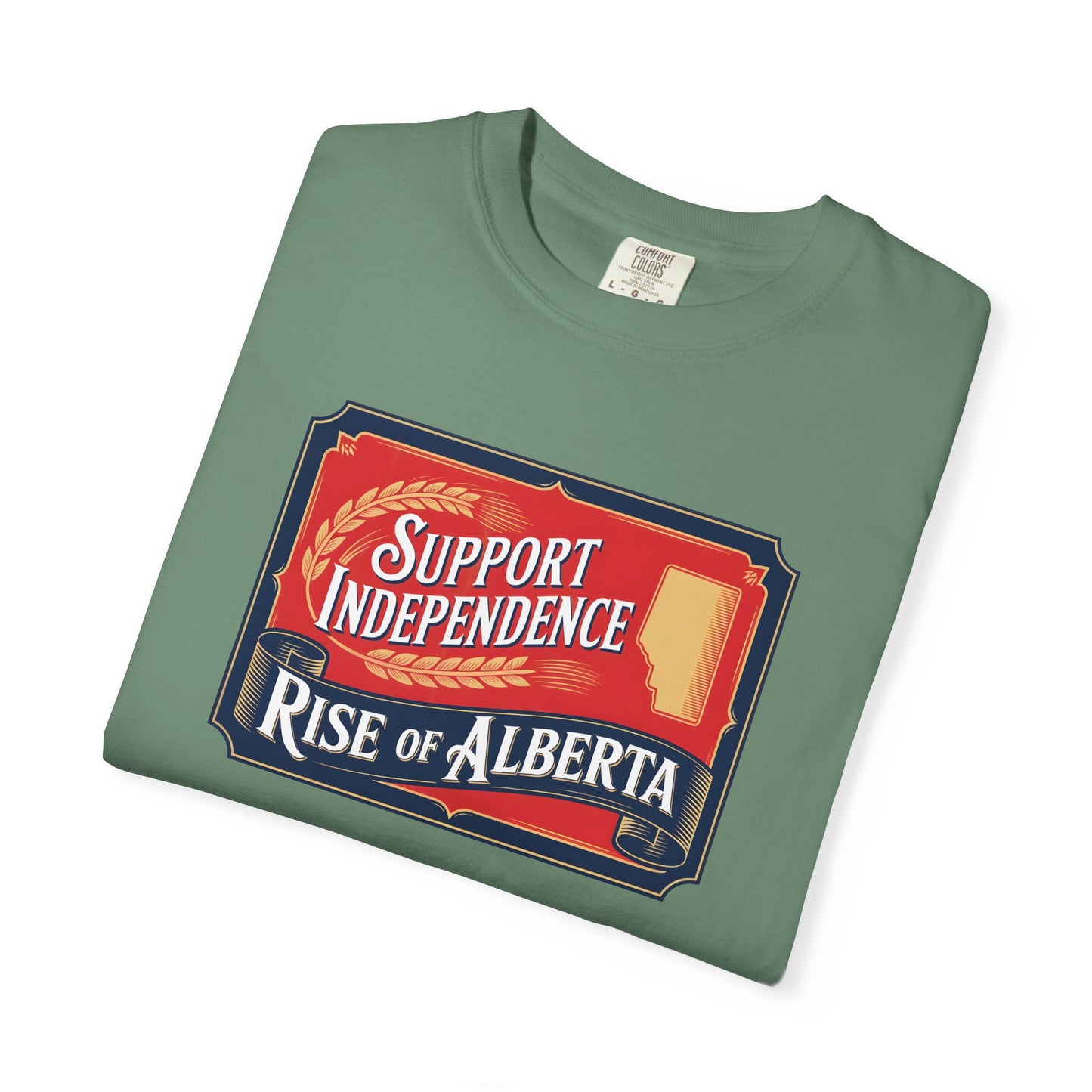 Unisex Independence Support T-Shirt | Vintage Alberta Design