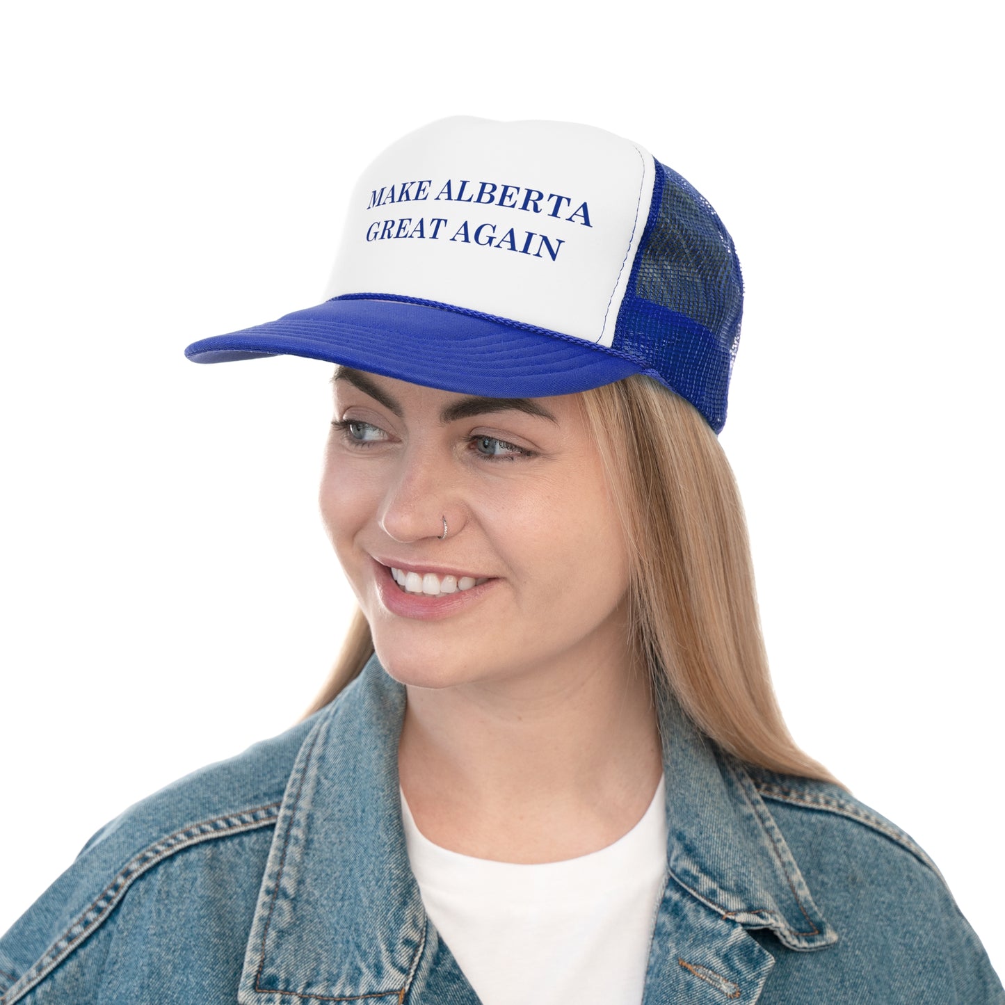 Make Alberta Great Again Blue Trucker Hat
