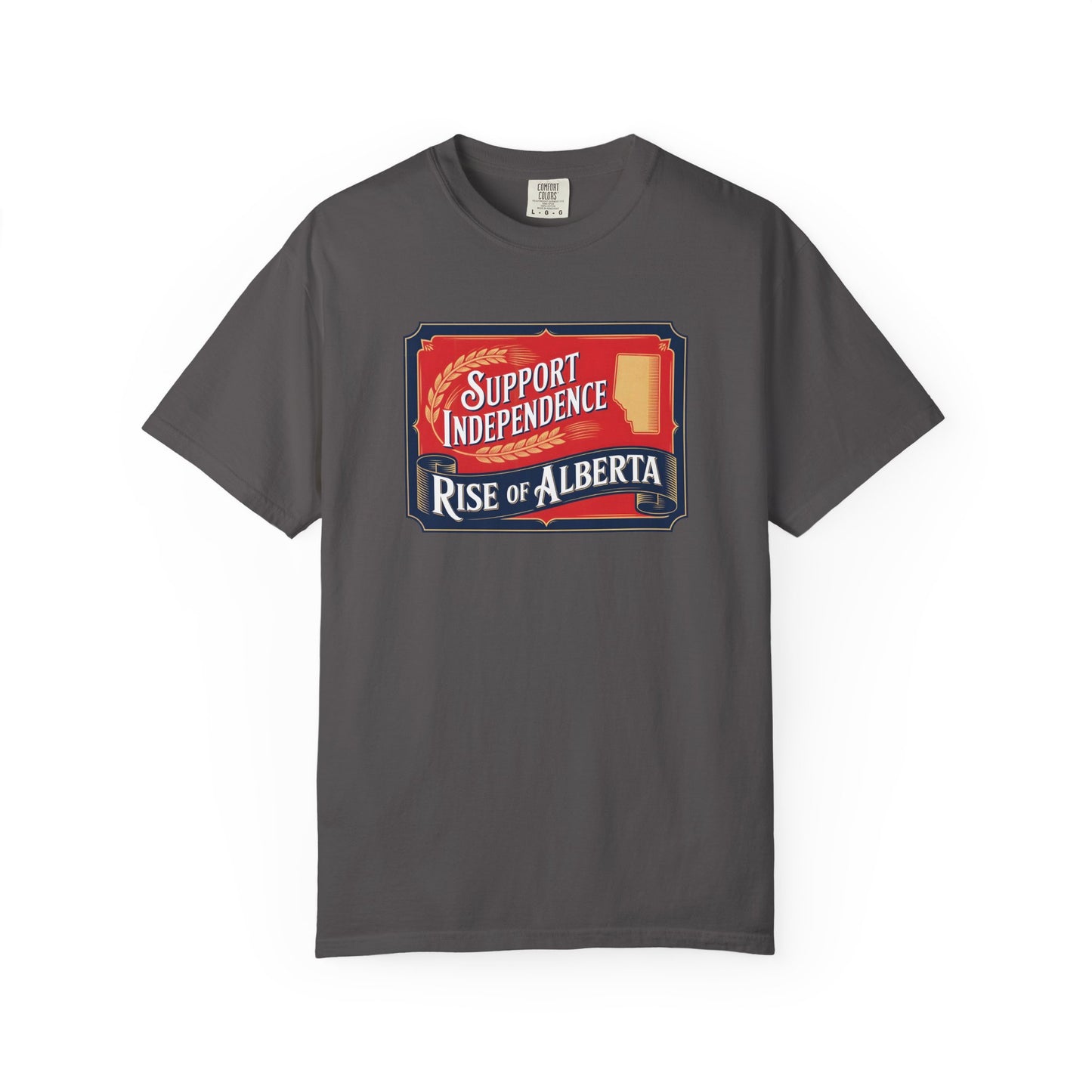 Unisex Independence Support T-Shirt | Vintage Alberta Design
