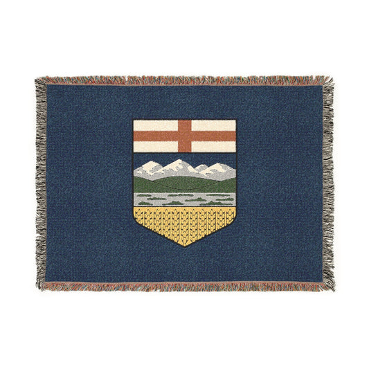 Alberta Flag Woven Blanket