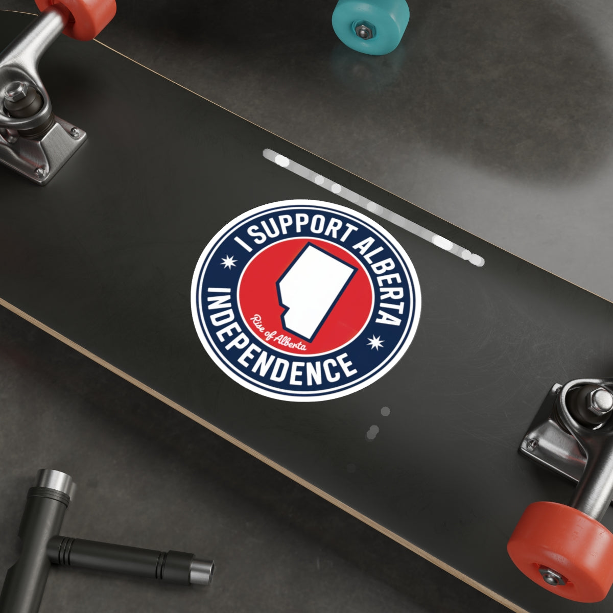 I Support Alberta Independence Die-Cut Sticker (Indoor & Outdoor Use)
