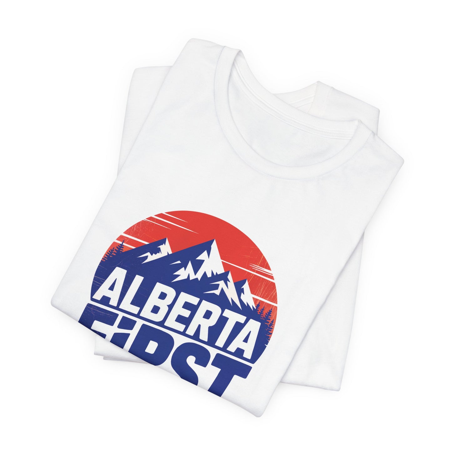 Vintage Style "Alberta First" Rise of Alberta T-Shirt