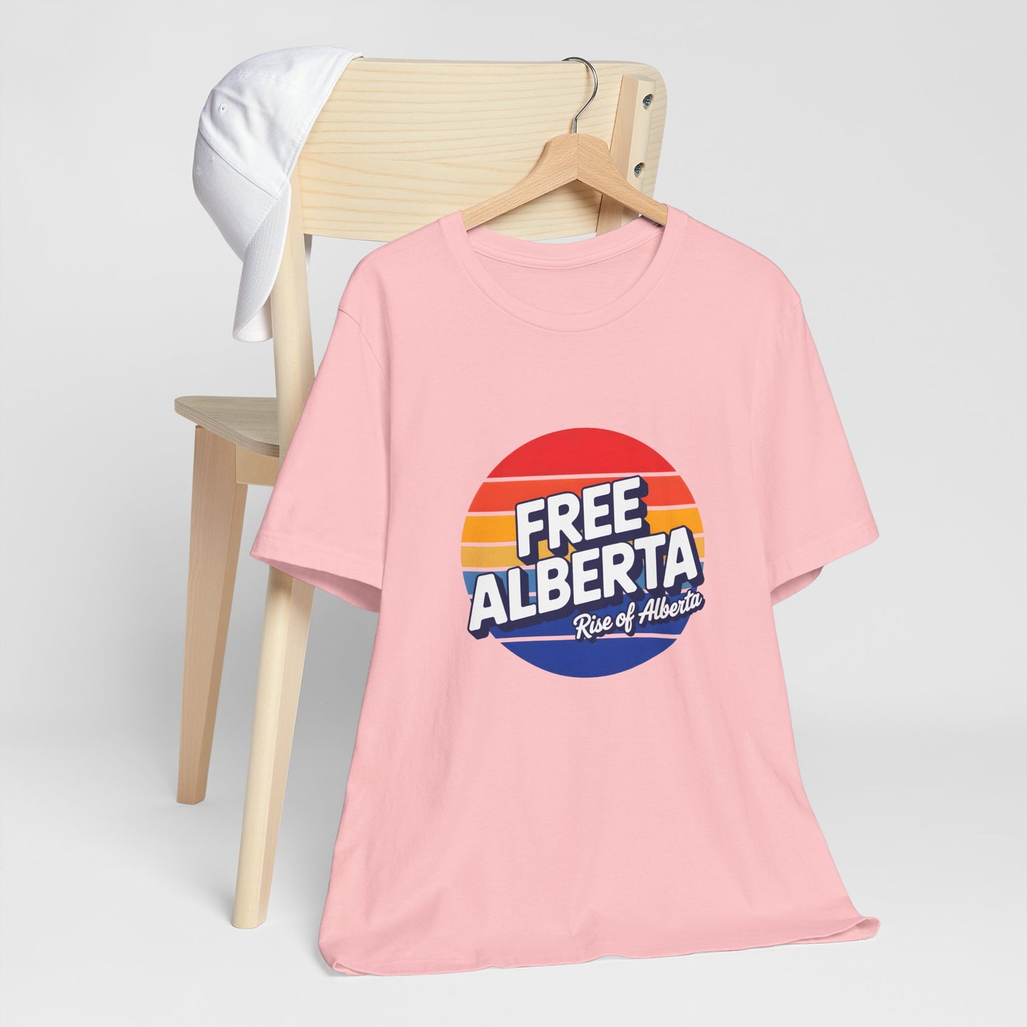 Retro Tri-Color 'Free Alberta' Tee - Unisex