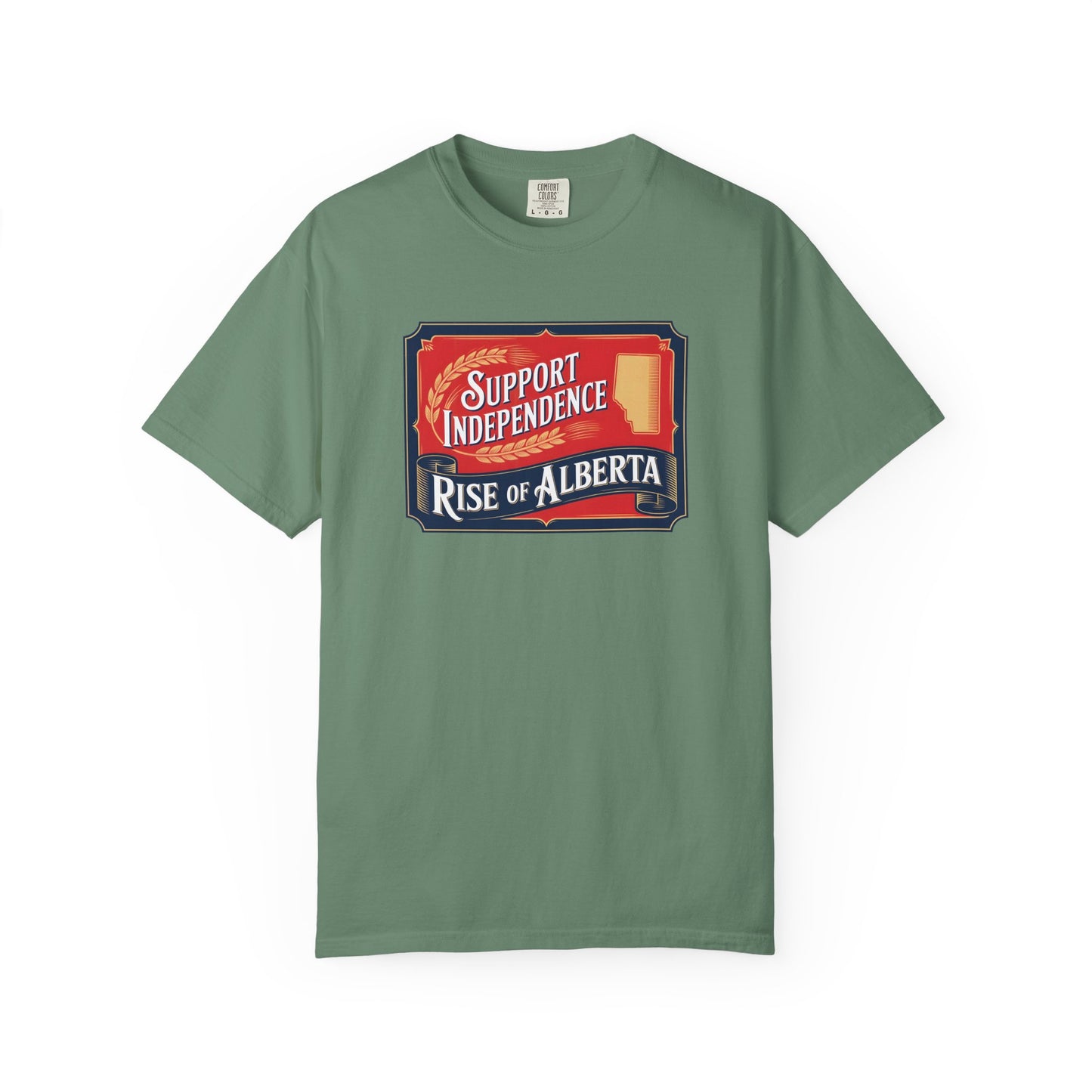 Unisex Independence Support T-Shirt | Vintage Alberta Design