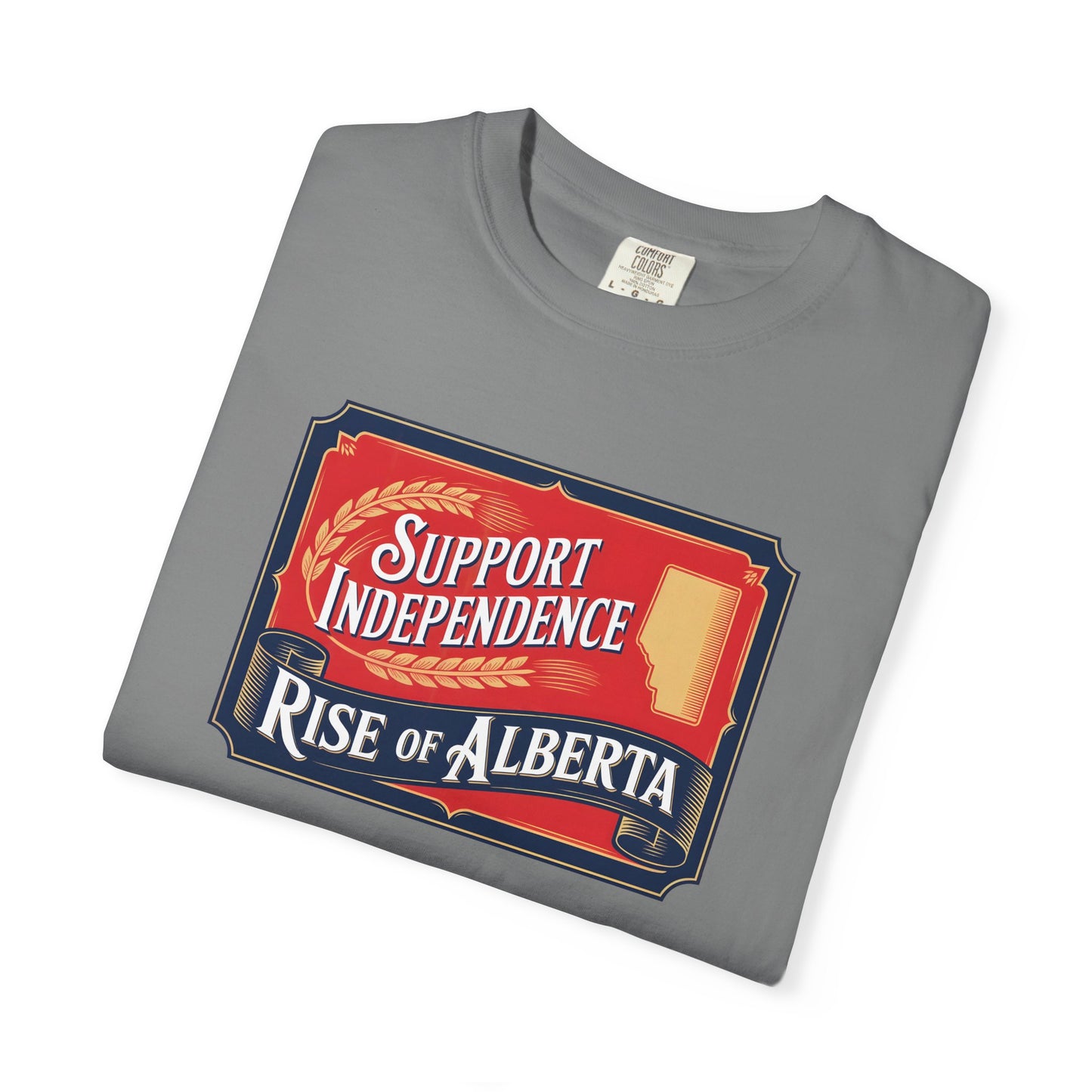 Unisex Independence Support T-Shirt | Vintage Alberta Design