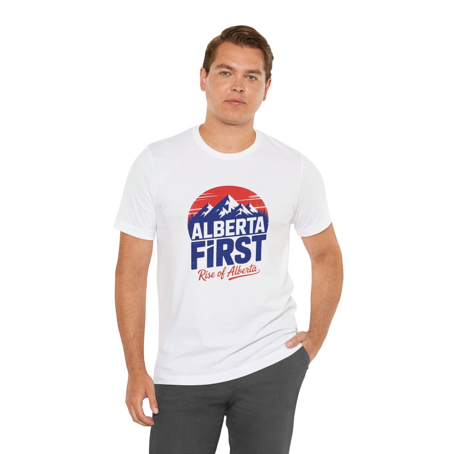 Vintage Style "Alberta First" Rise of Alberta T-Shirt