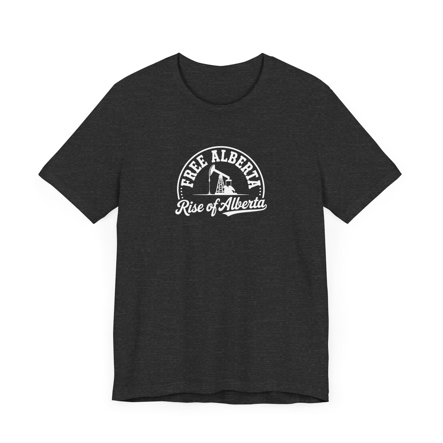 Black "Free Alberta" Pumpjack Graphic Tee - Unisex