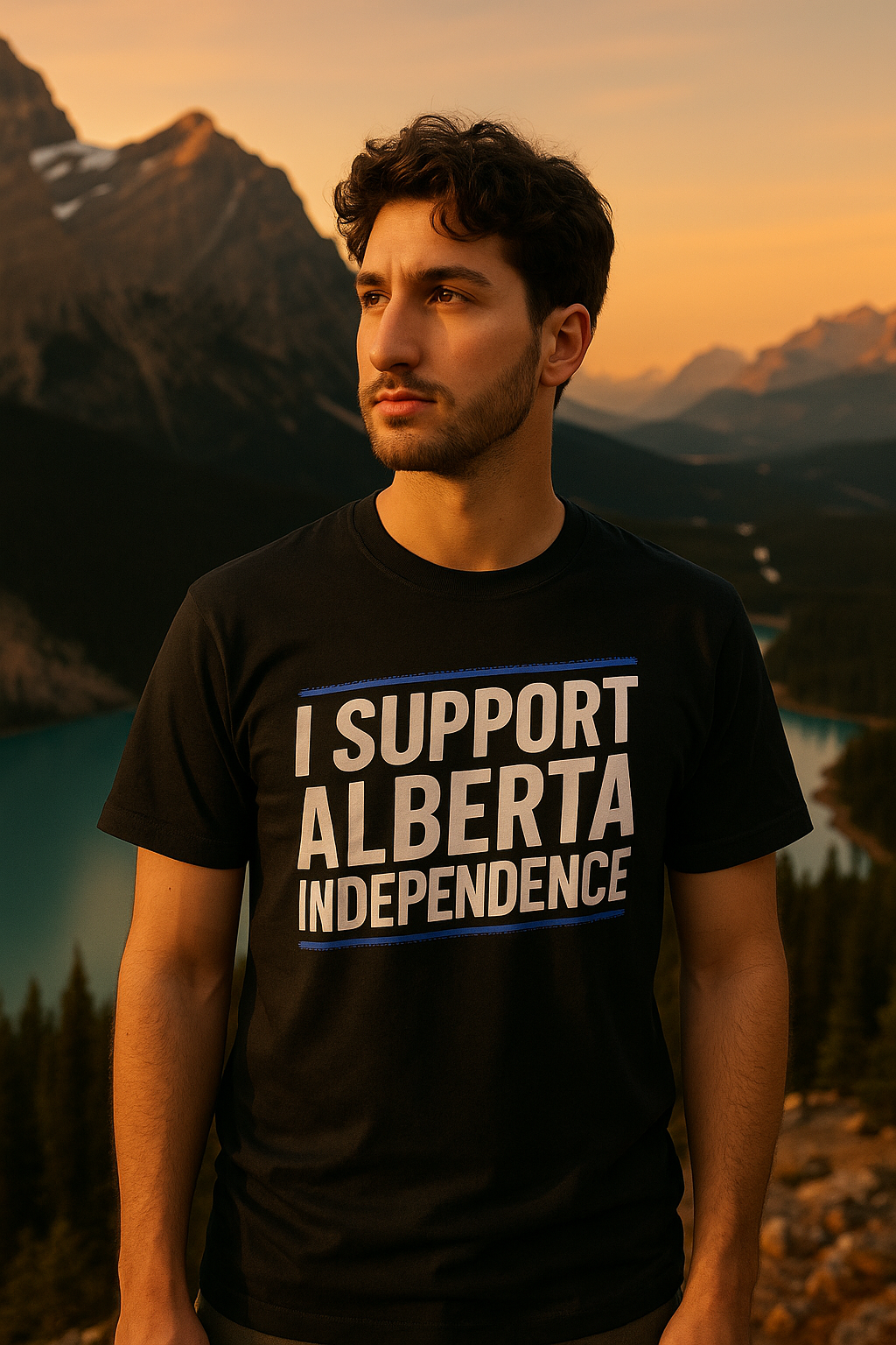 Albertan Independence Supporter Premium Quality T-shirt (Unisex)
