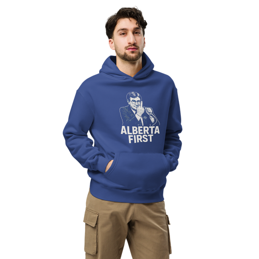 Alberta First "The Gesture" Oversized Premium Hoodie (Unisex)