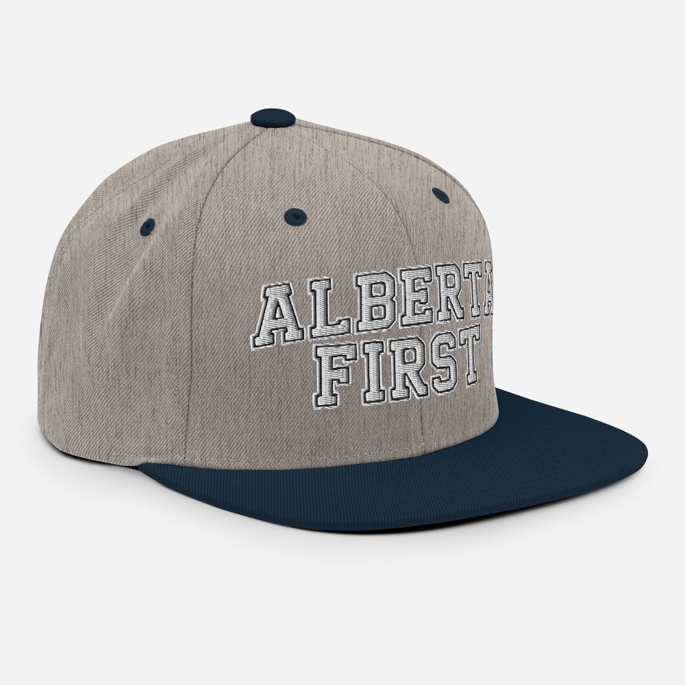 Alberta First Embroidered Snapback Hat