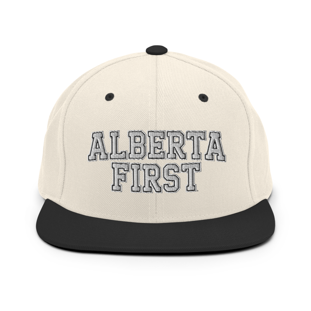 Alberta First Embroidered Snapback Hat