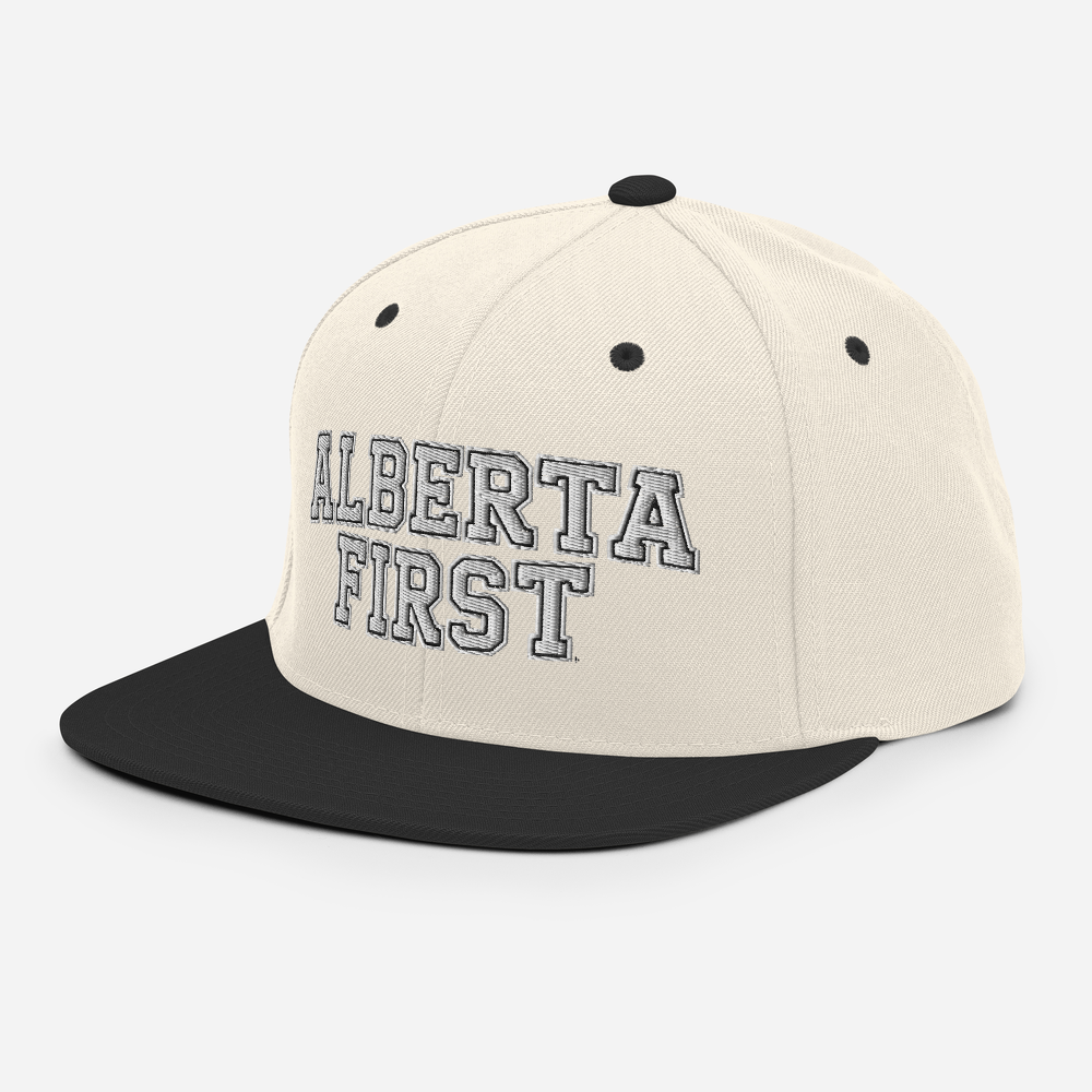 Alberta First Embroidered Snapback Hat