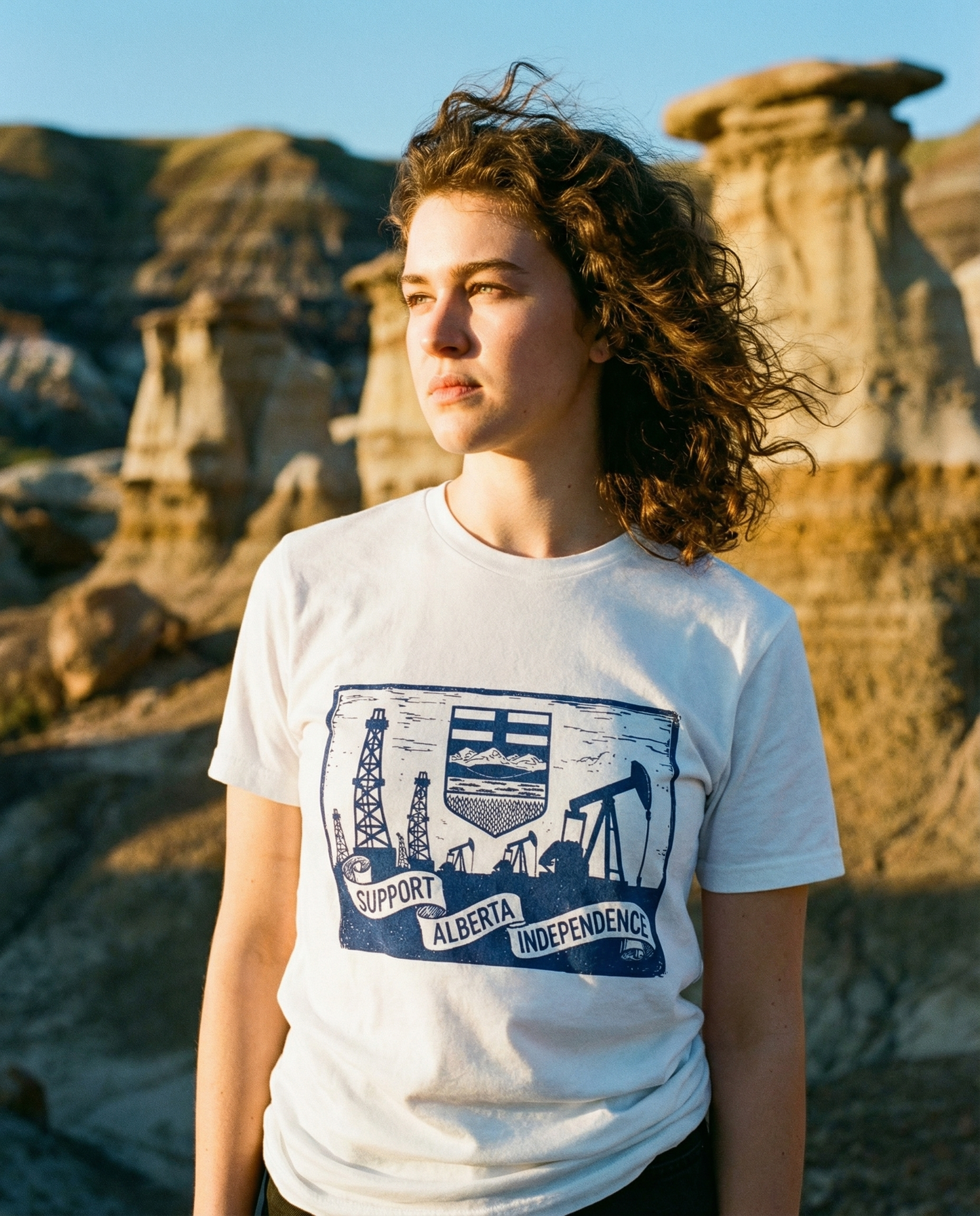 Vintage Support Independence Stamp Premium T-shirt (Unisex)