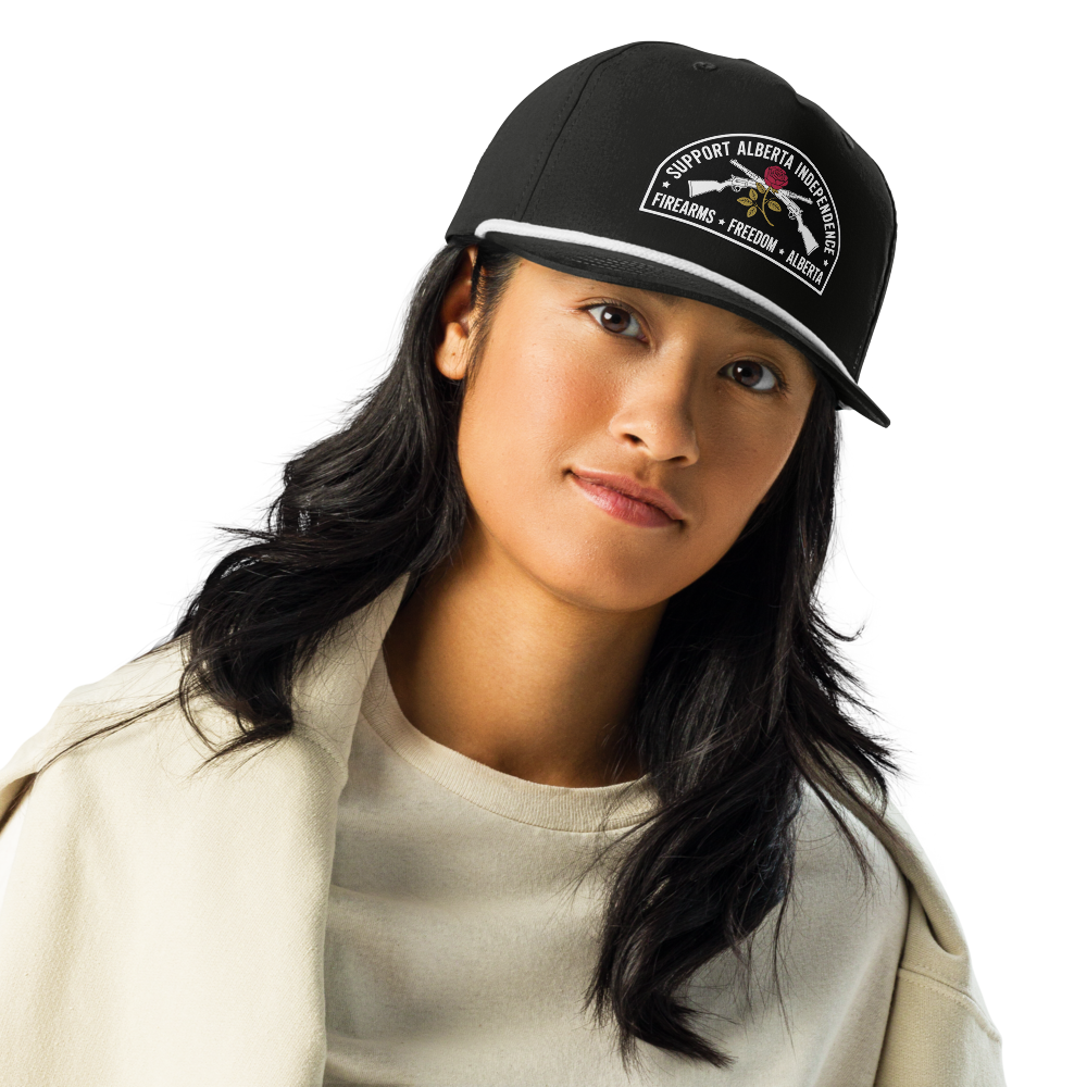 Alberta Freedom Black Rope Hat