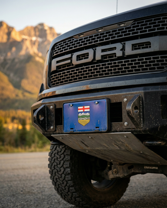 Alberta Flag Vanity Plate