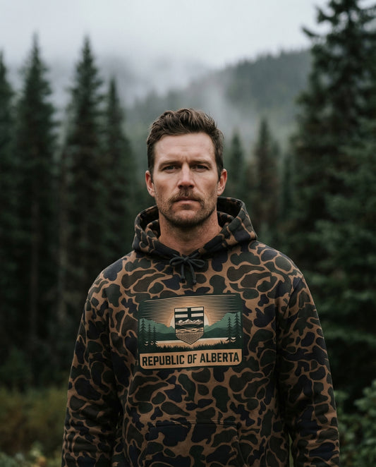 Republic of Alberta Premium Camo Hoodie
