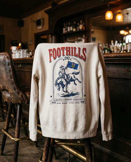 Alberta Cowboy Country | Vintage Rodeo Hoodie