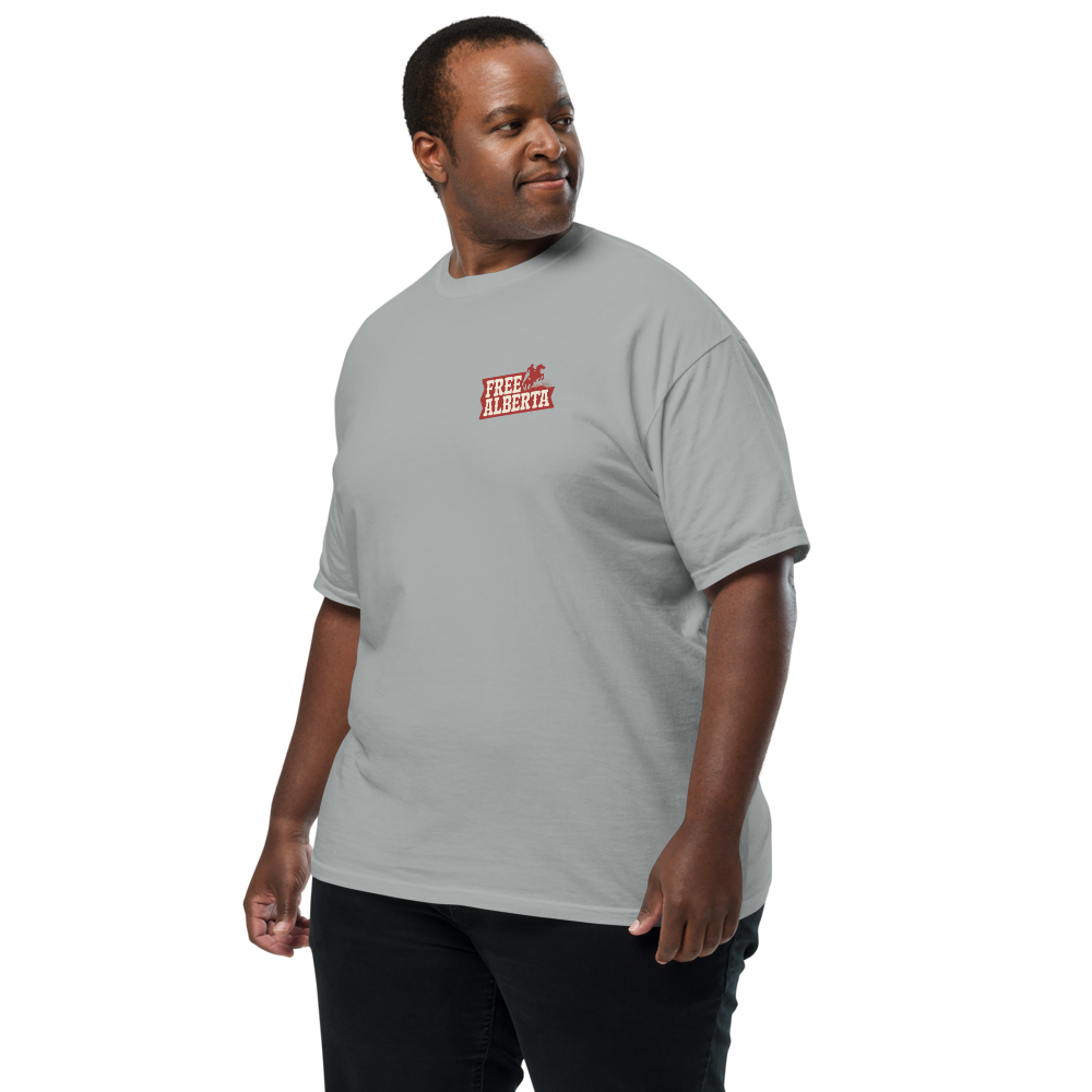 Stampede Rider Free Alberta T-Shirt (Unisex)