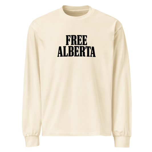 Free Alberta Premium Heavyweight Long Sleeve Shirt (Unisex)